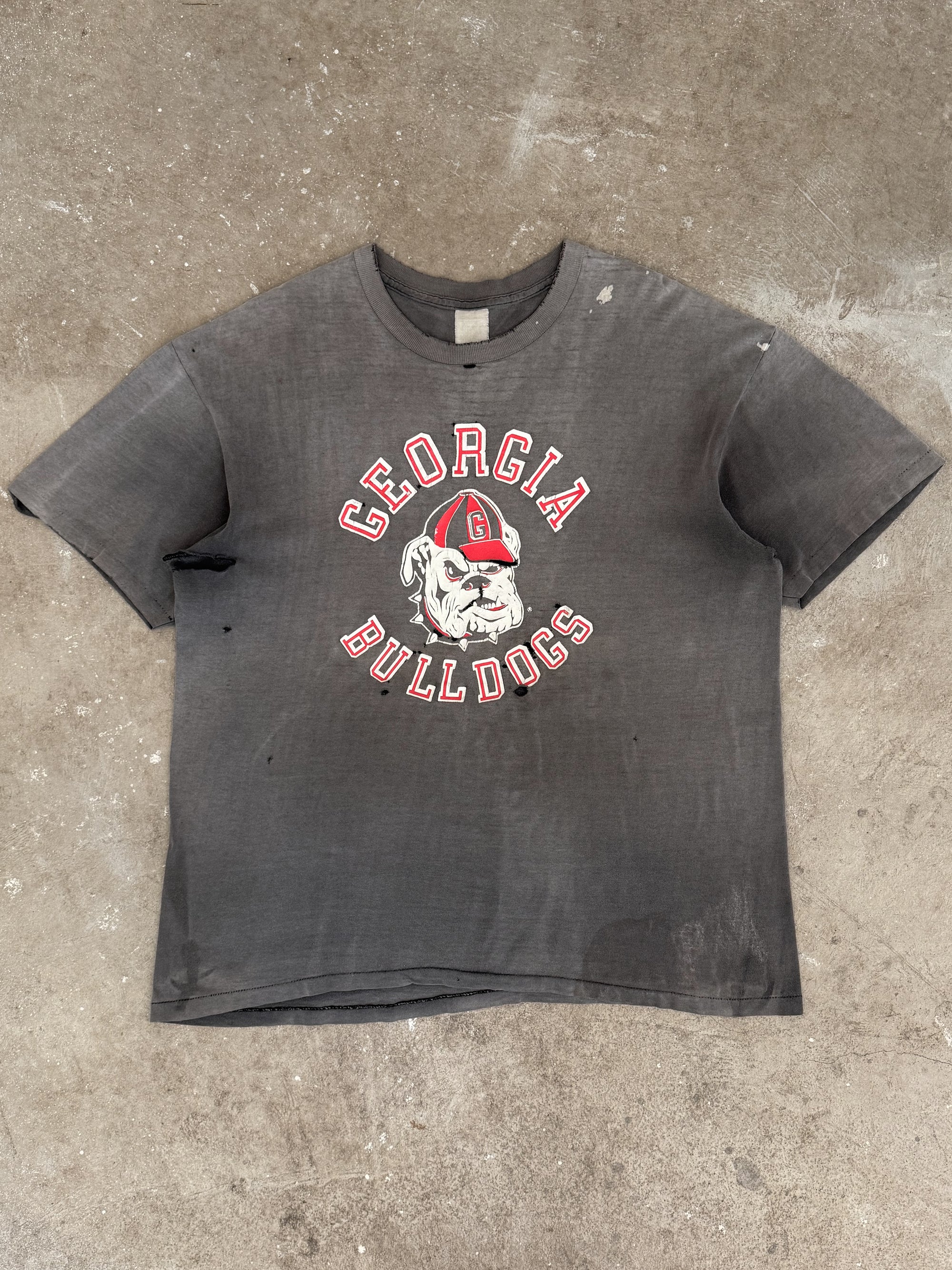 1990s "Georgia Bulldogs" Faded Tee (XL)