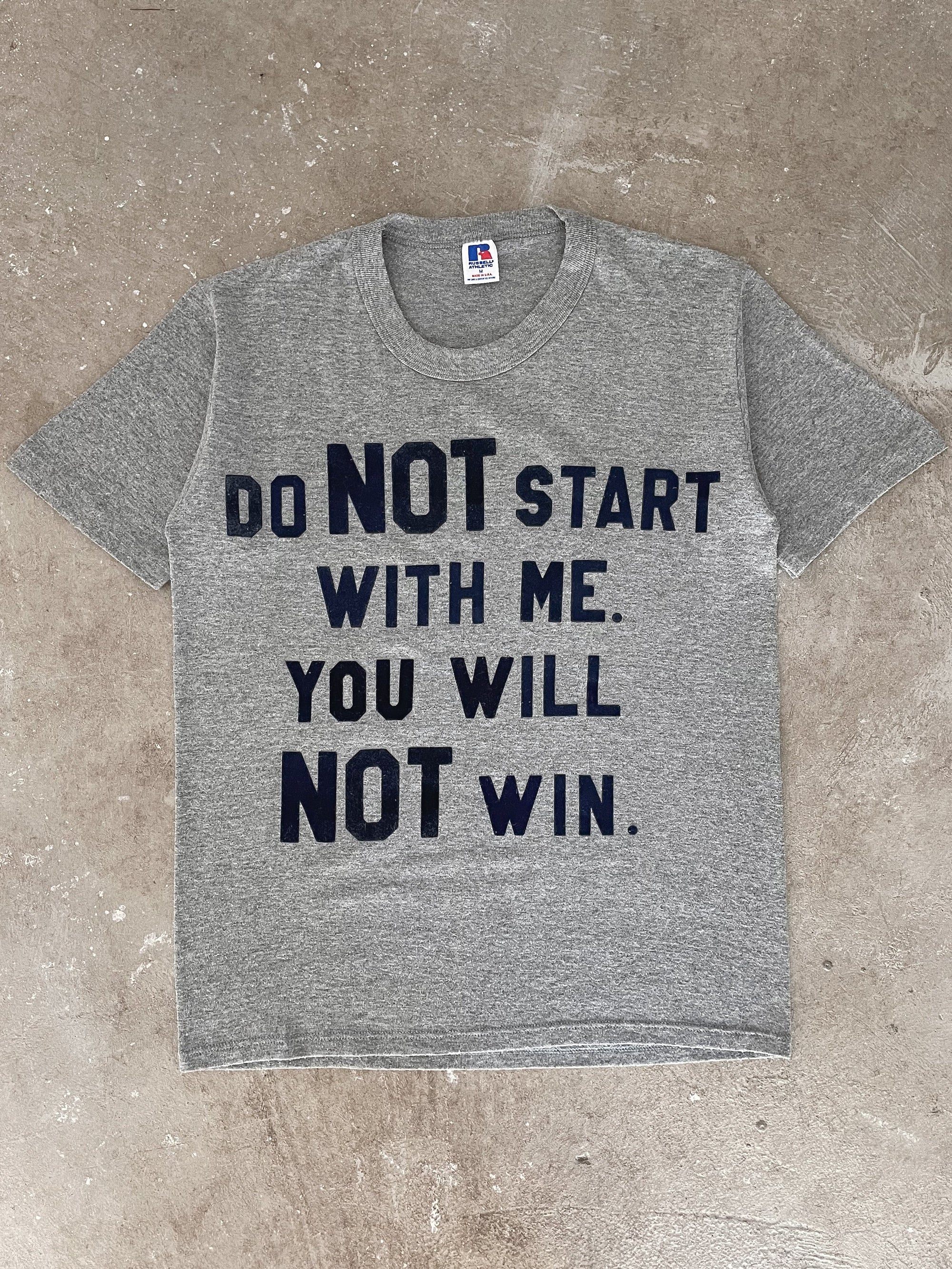 1980s Russell “Do Not Start With Me…” Tee (M)