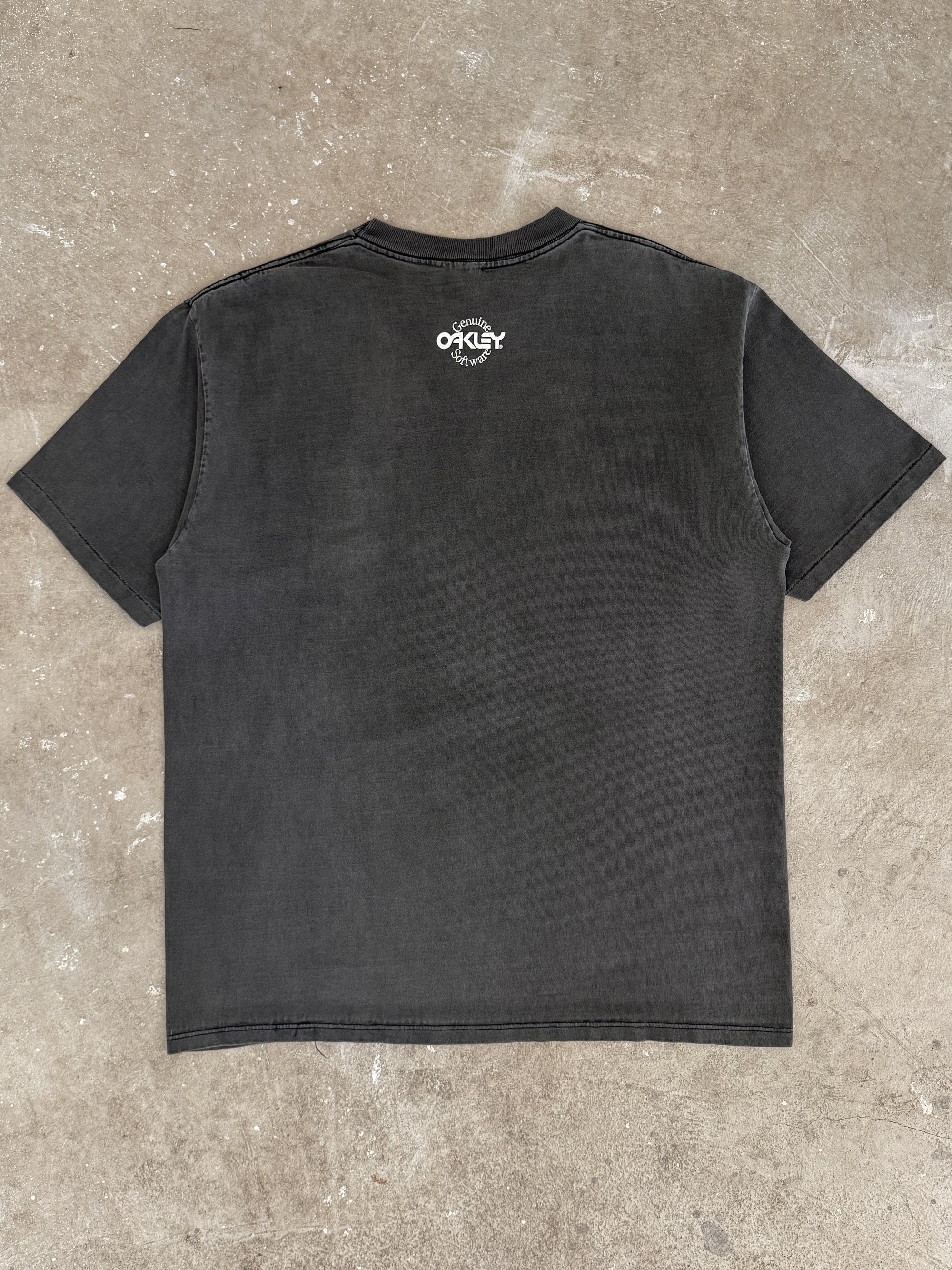 1990s Oakley "Thermonuclear Protection" Faded Tee (XL)