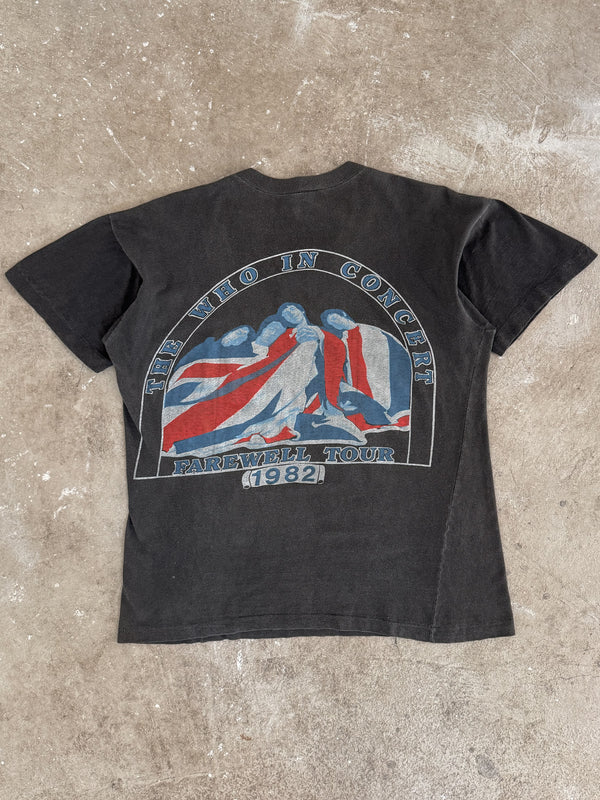 1982 The Who "Farewell Tour" Faded Lot Tee (M)