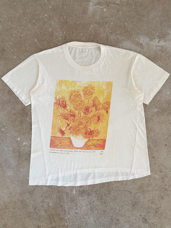 Early 90s Van Gogh "Sunflowers" Tee (M)