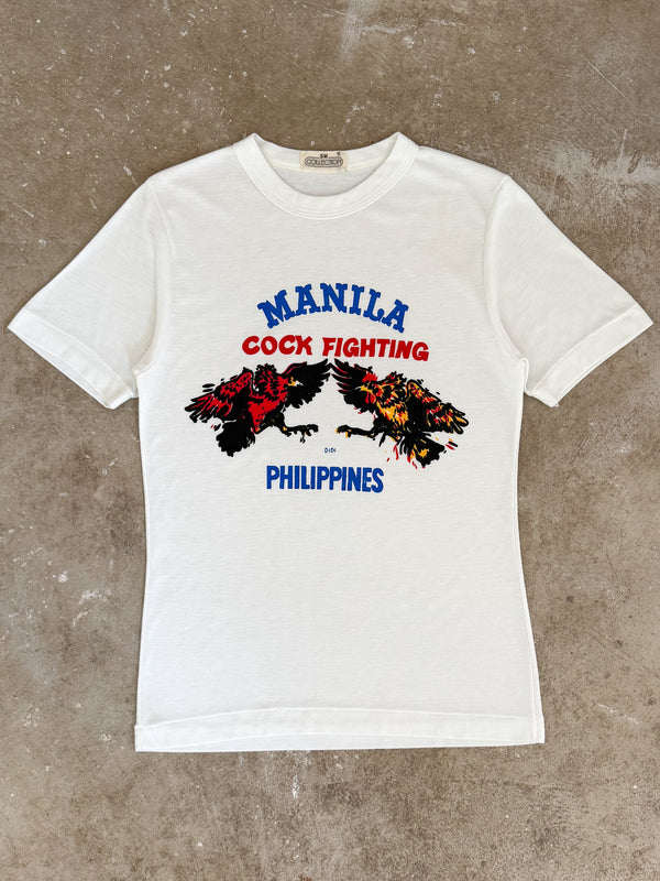 1970s/80s "Manila Cock Fighting" Tee (S)