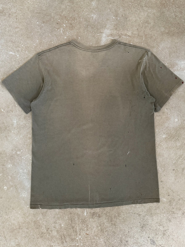 1990s "Porsche" Distressed Faded Tee (XL)