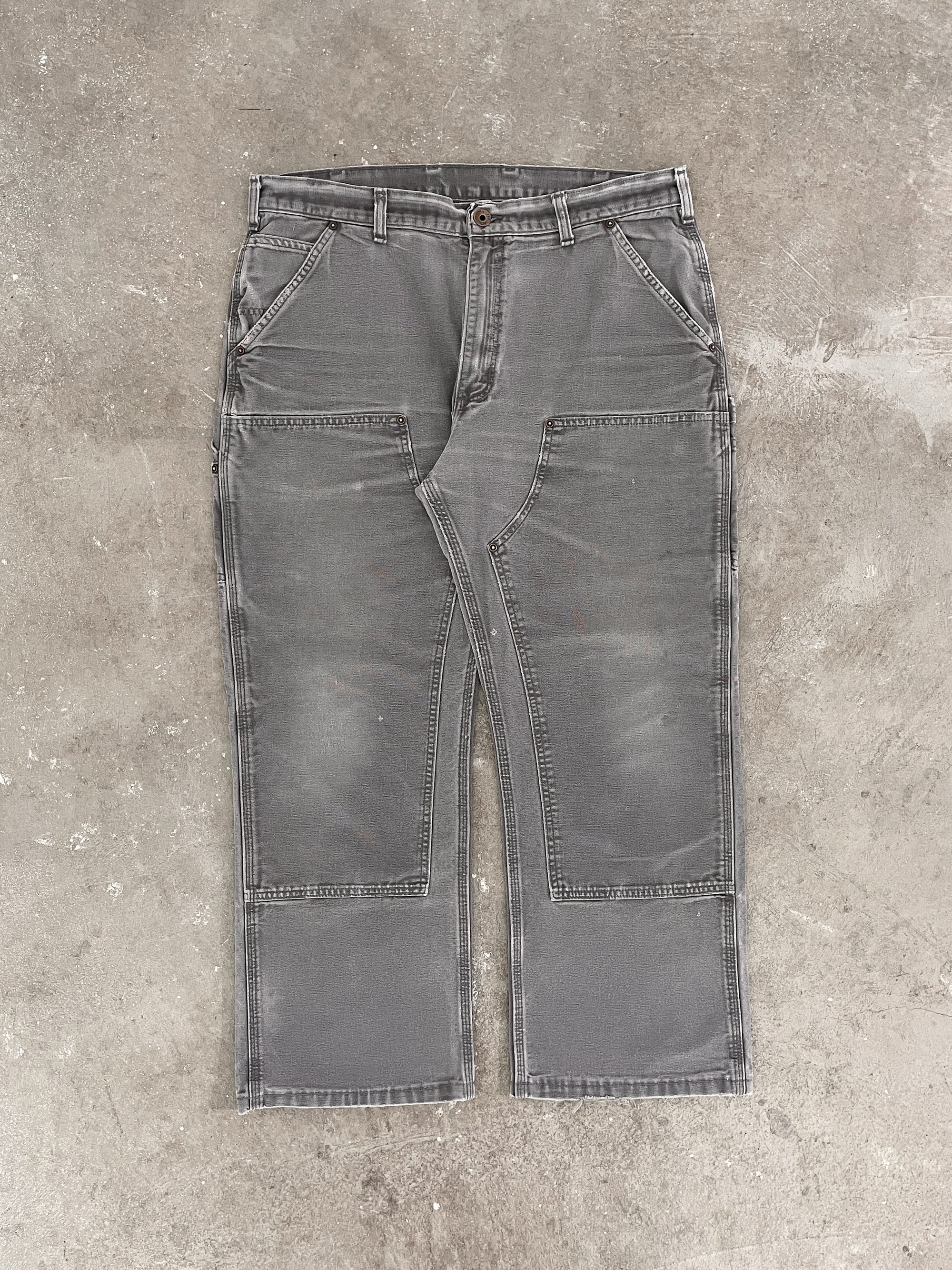 Carhartt EB136 Gravel Grey Double Knee Work Pants (37X27)