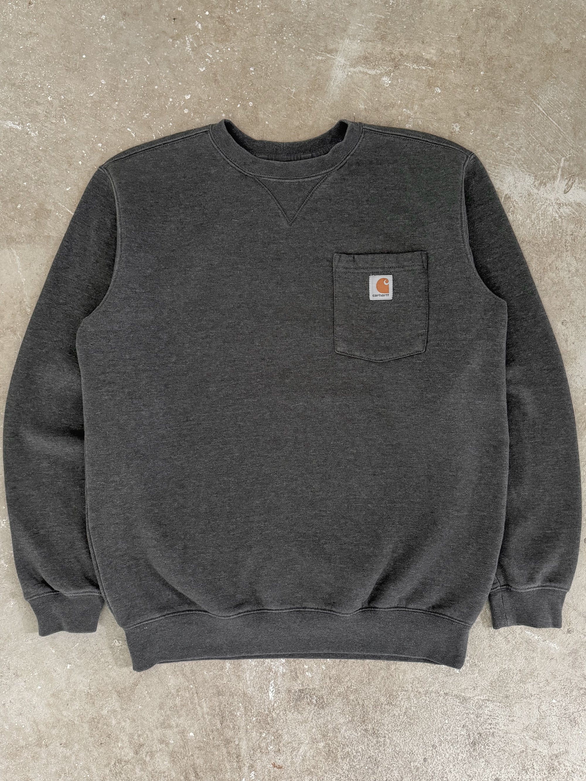 Modern Carhartt Charcoal Pocket Sweatshirt (M)