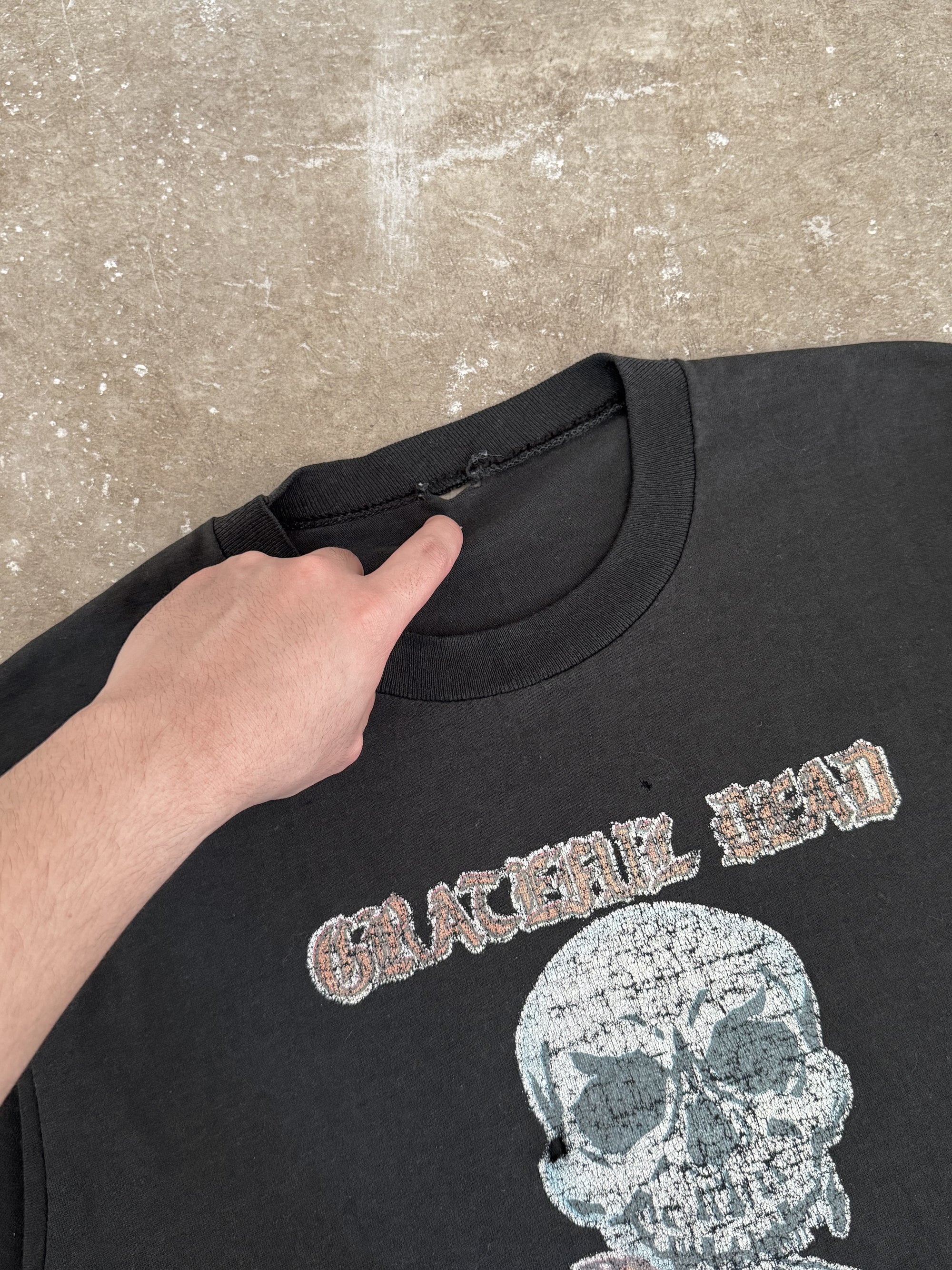 1980s "Grateful Dead" Iron On Tee (M)