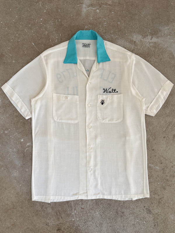 1950s "Walt" Chain Stitched Bowling Shirt (M)