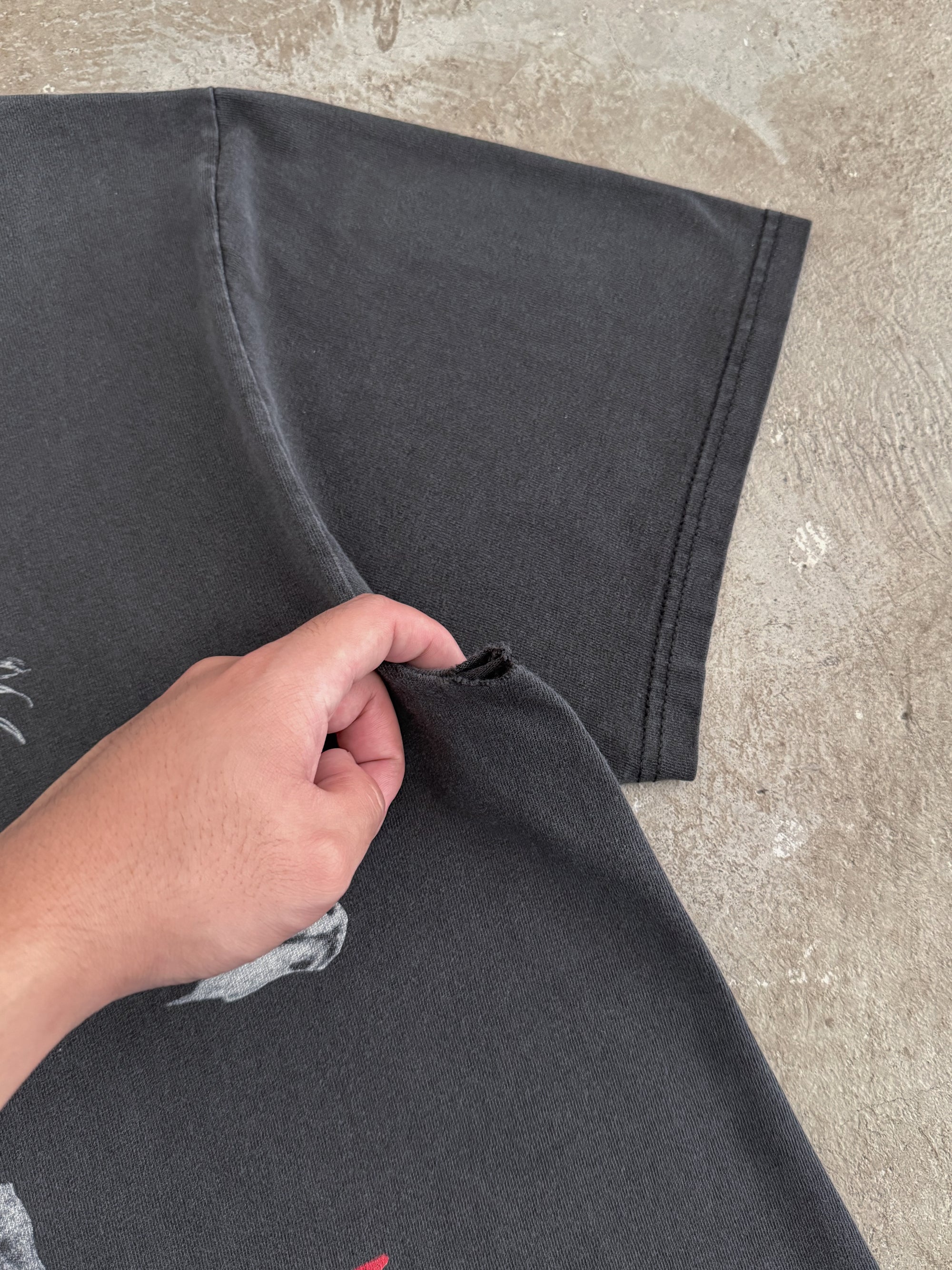 1998 "Born To Ride Forced To Work" Faded Tee (L)