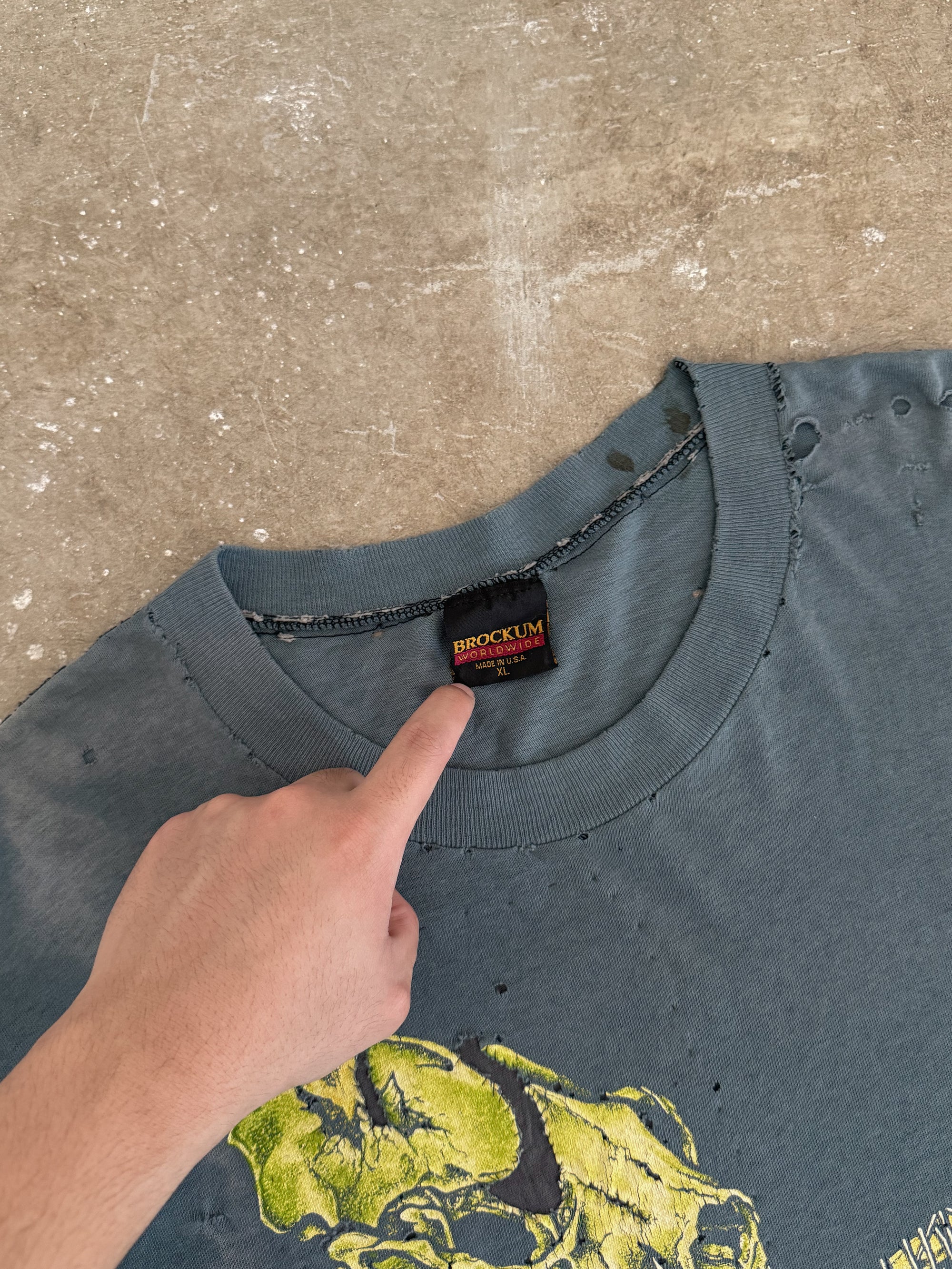 1992 Ministry "Scarecrow" Faded Repaired Tee (XL)