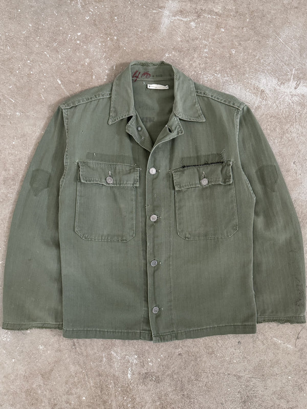 1940s/50s Repaired 13 Star HBT Field Shirt (S)