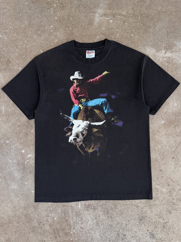 Early 90s "Bull Rider Cowboy" Tee (M)