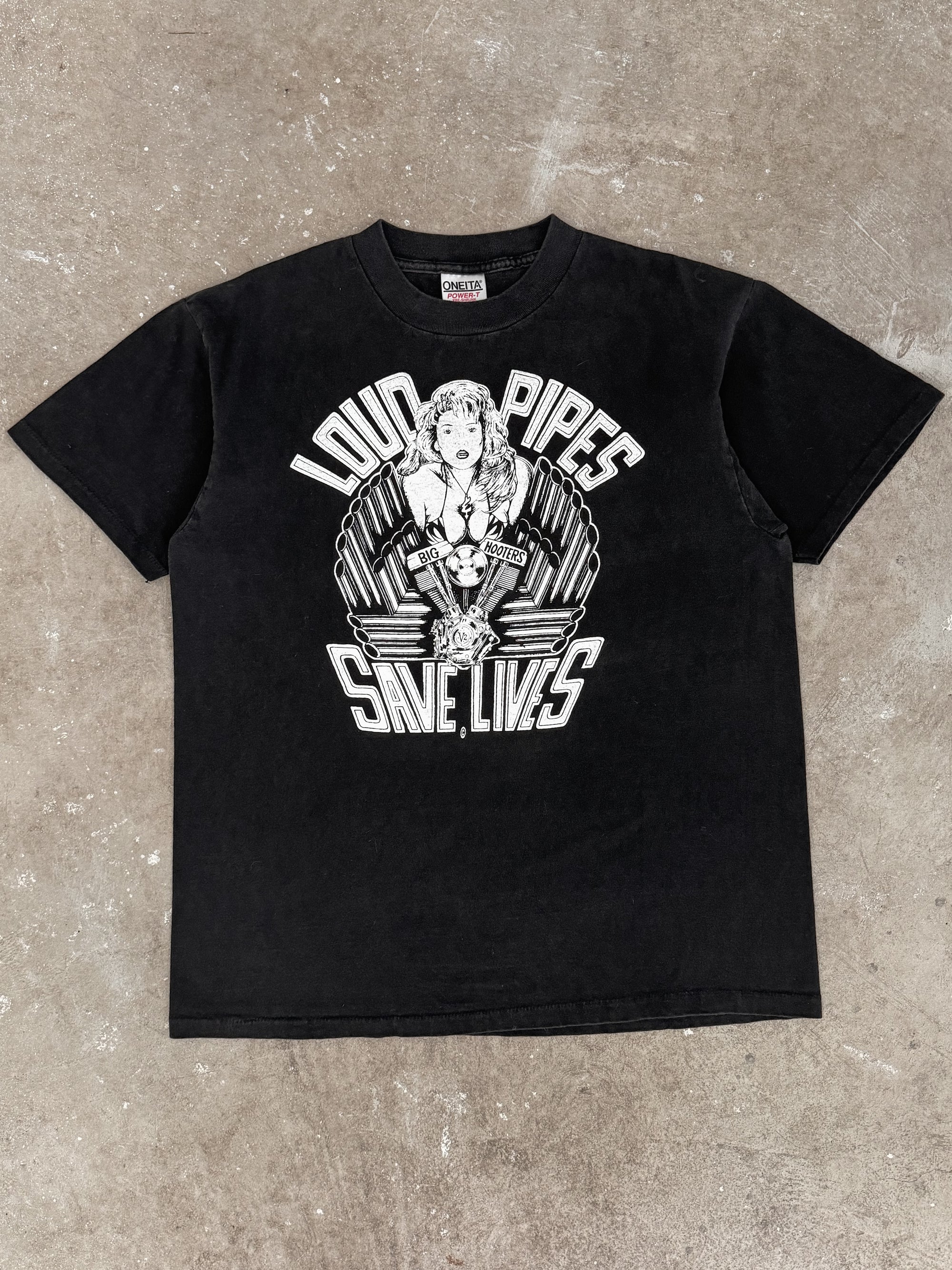 1990s "Loud Pipes Save Lives" Tee (L)