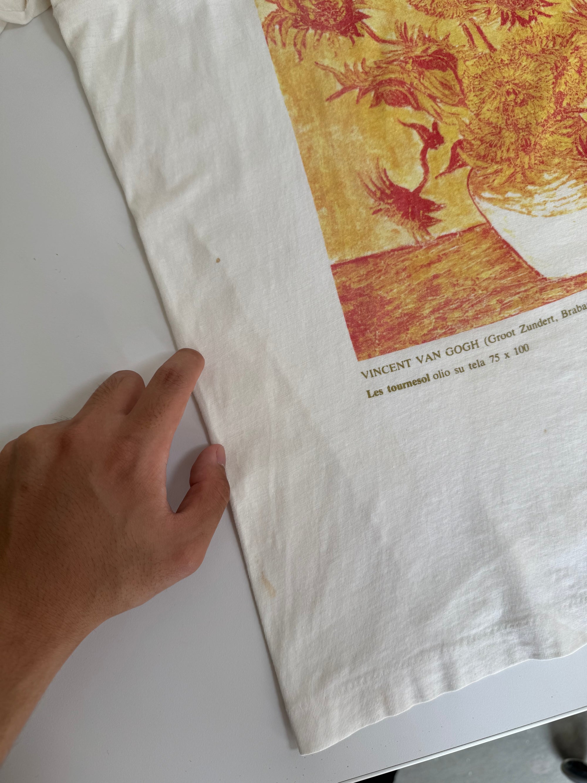 Early 90s Van Gogh "Sunflowers" Tee (M)