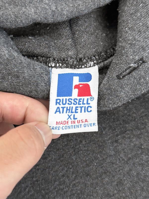 1990s Russell Charcoal Grey Hoodie (L)