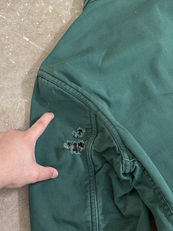 1950s Big Mac Penney Green Blanket Lined Work Jacket (S)