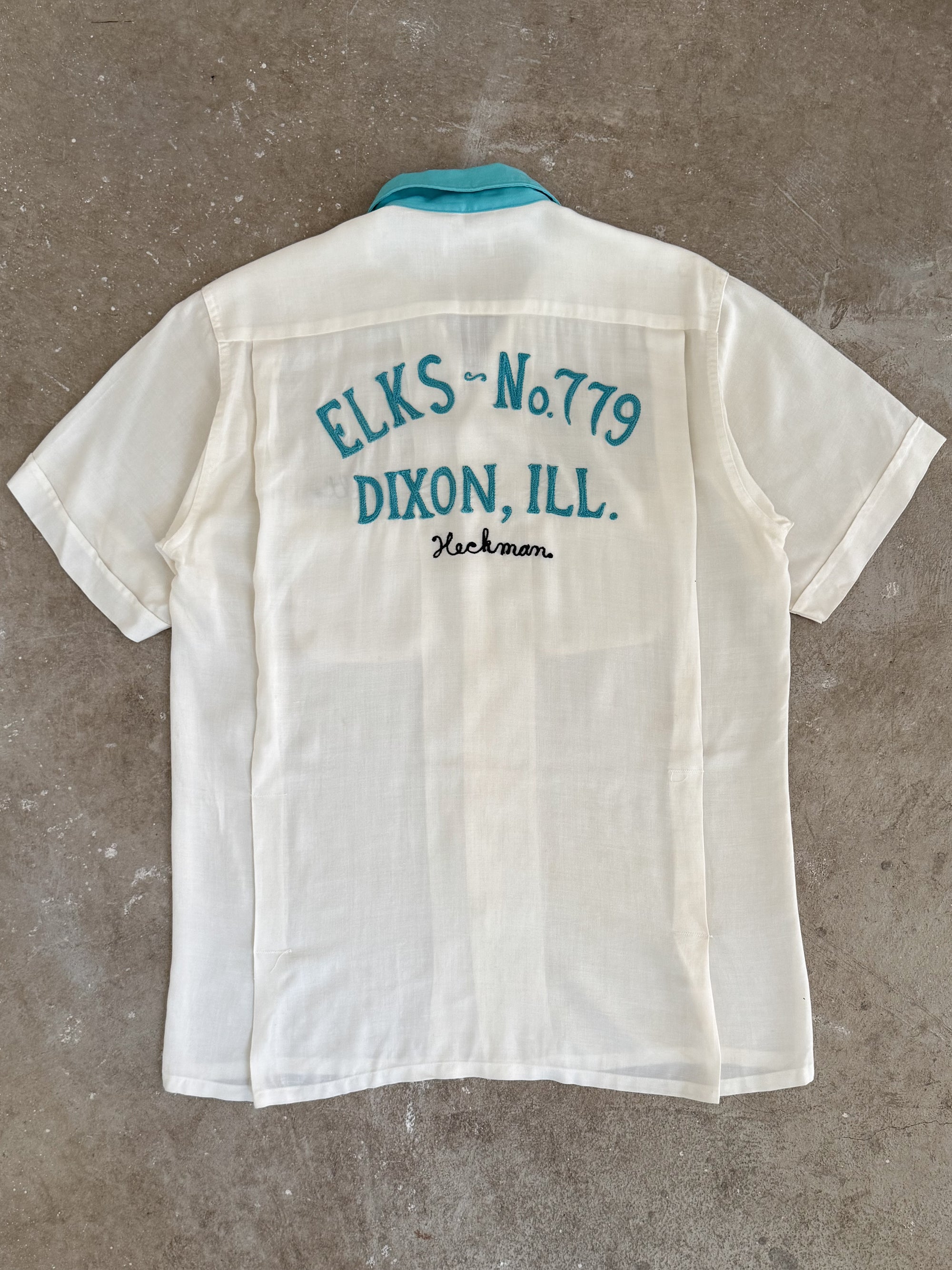 1950s "Walt" Chain Stitched Bowling Shirt (M)