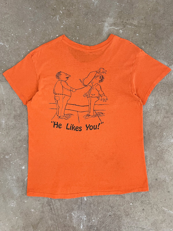 1970s “He Likes You!” Tee (M)