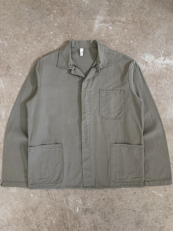 1970s Green HBT Chore Jacket (S)