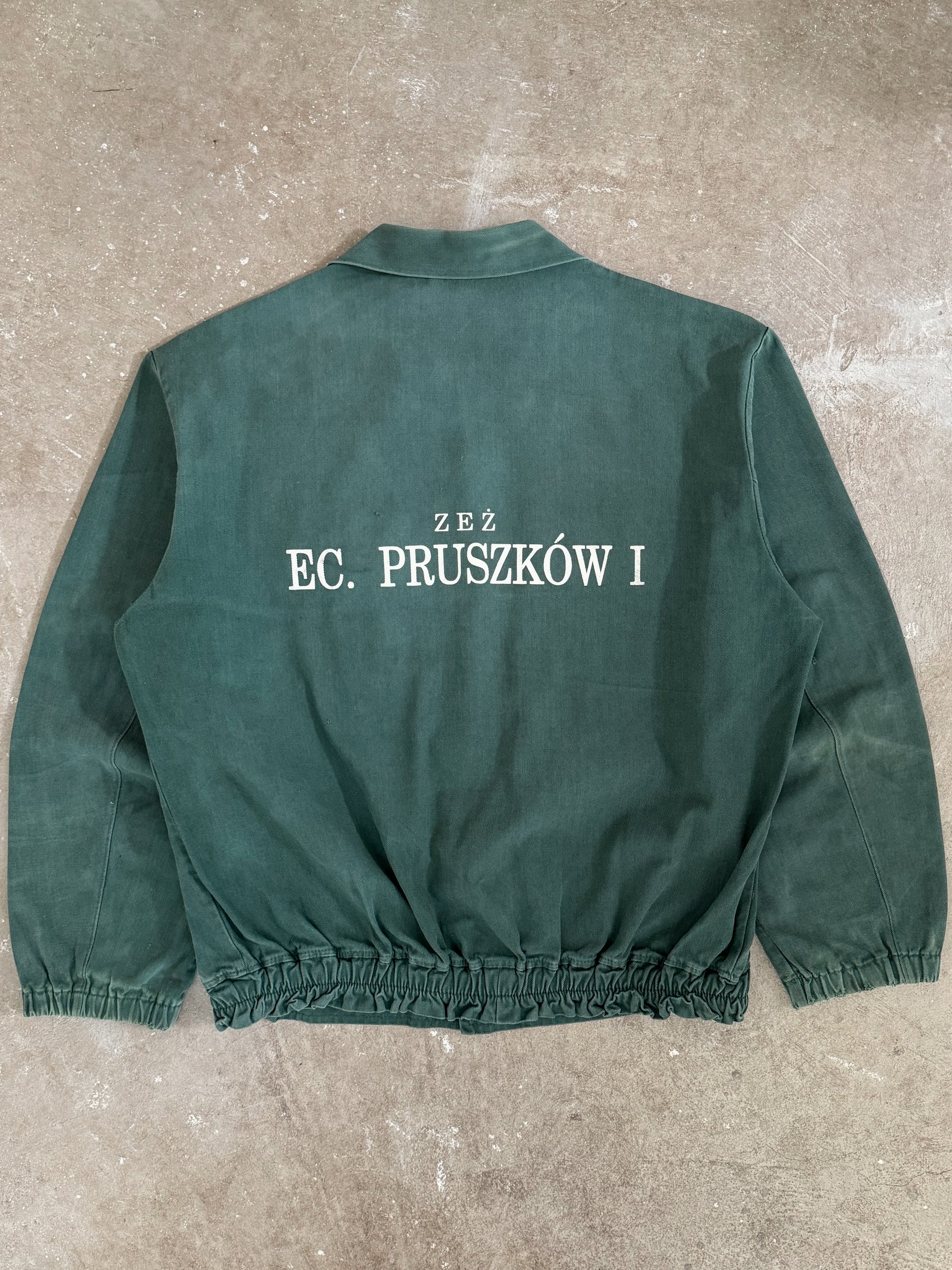 1970s "EC. Pruszków I" Faded Work Jacket (L)