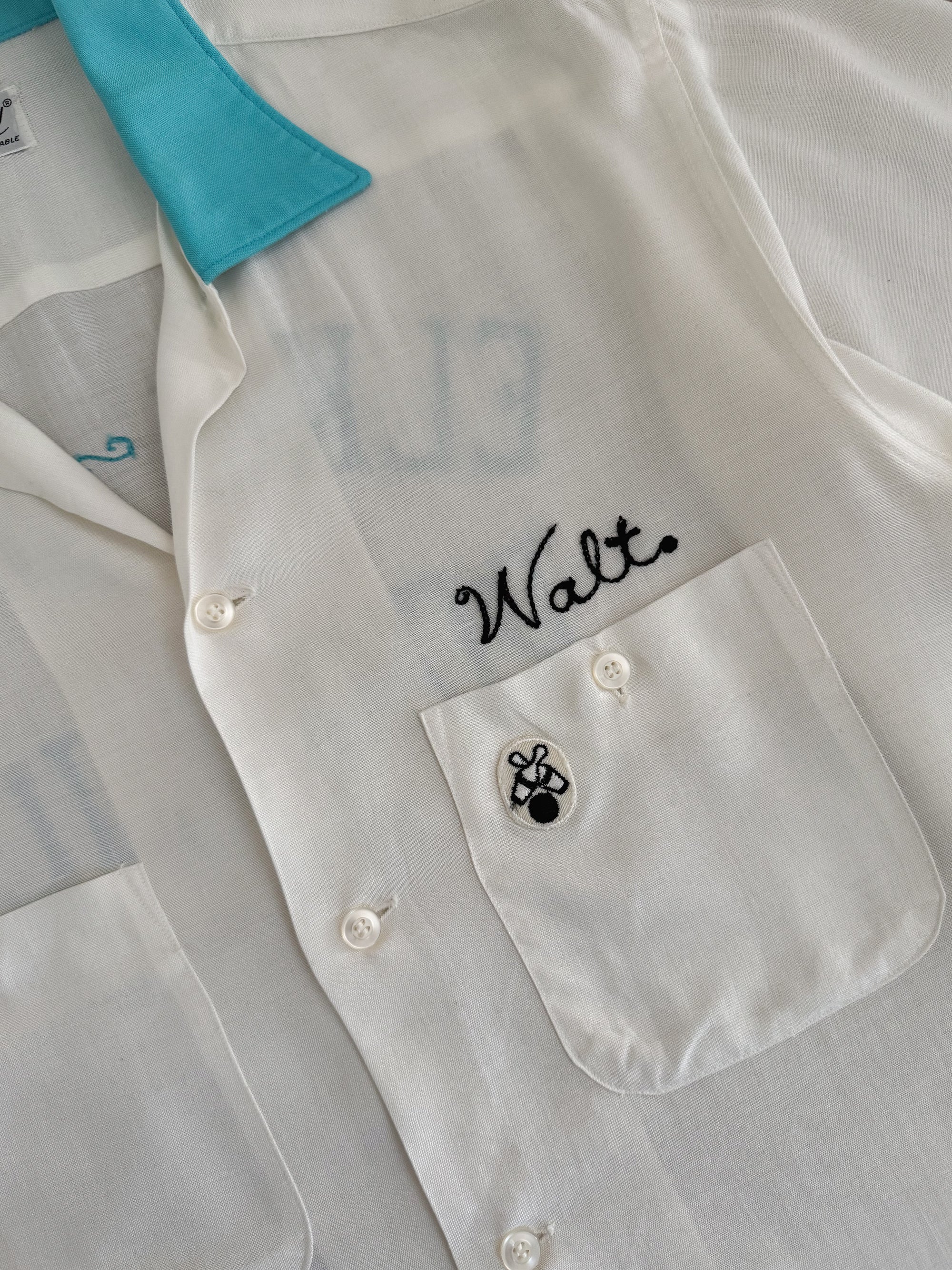 1950s "Walt" Chain Stitched Bowling Shirt (M)