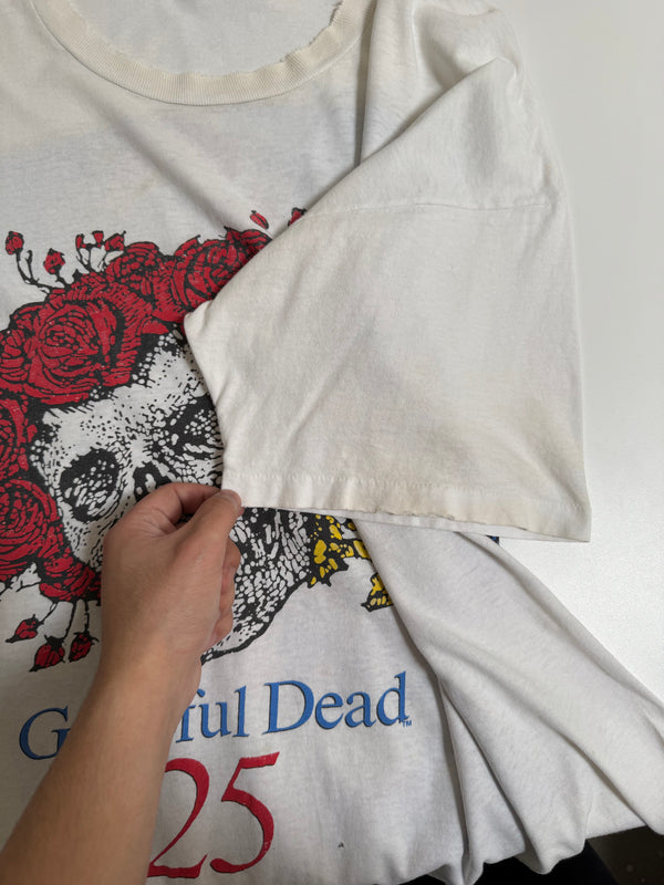 1990 Grateful Dead "25th Anniversary" Thrashed Tee (XL)