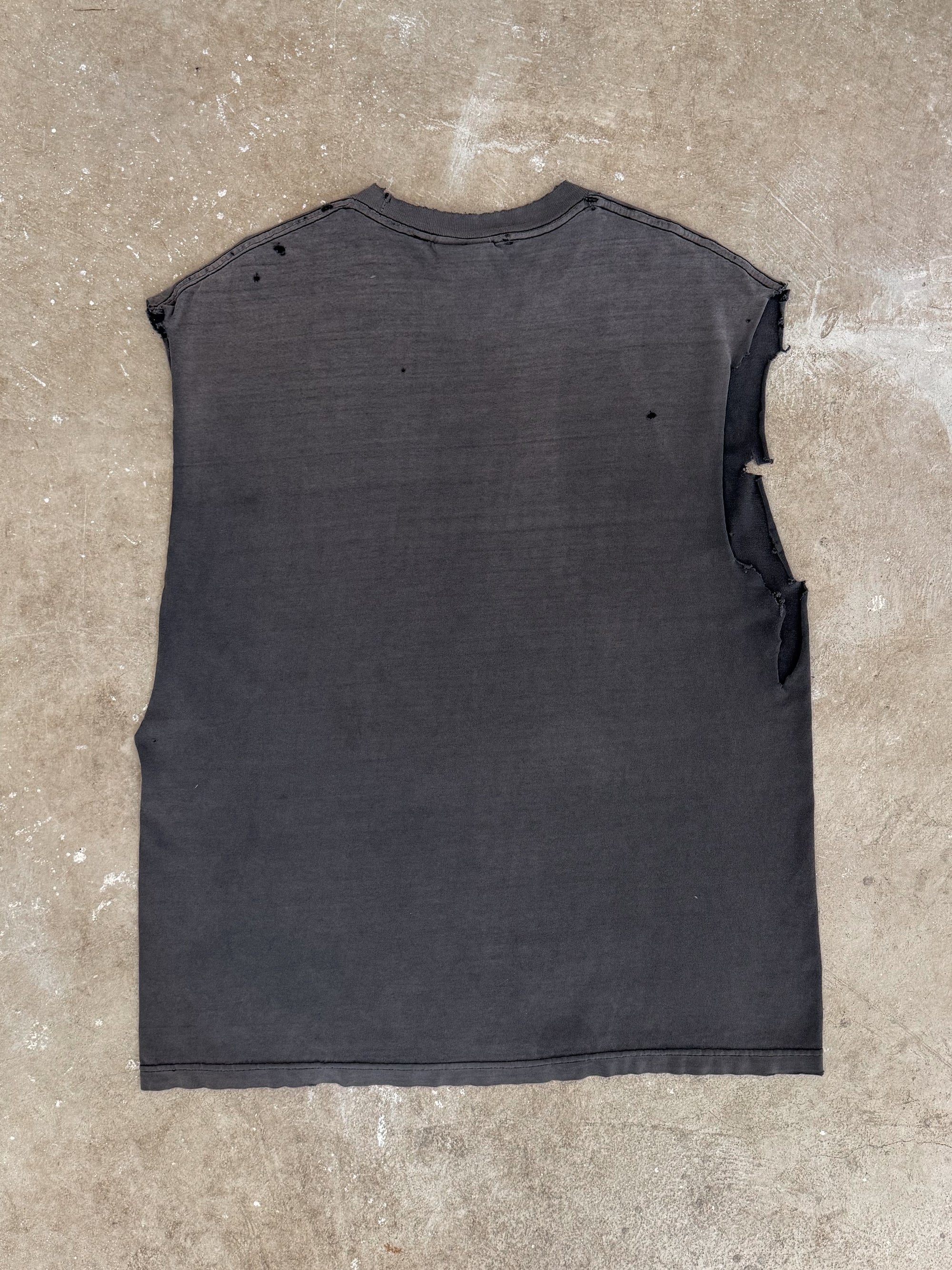 2000s "Electric Misfits" Thrashed Cut Off Tee (XL)