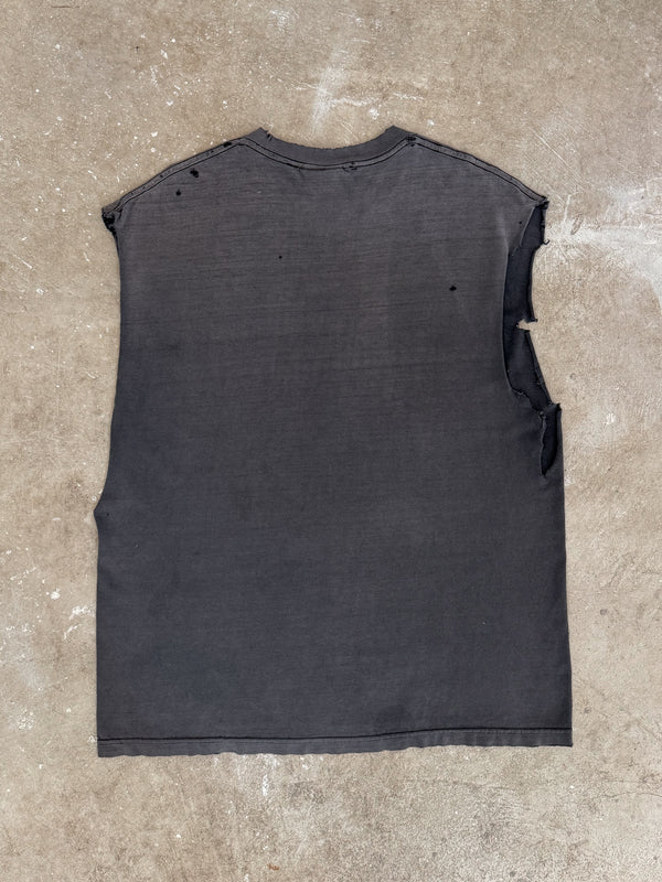 2000s "Electric Misfits" Thrashed Cut Off Tee (XL)