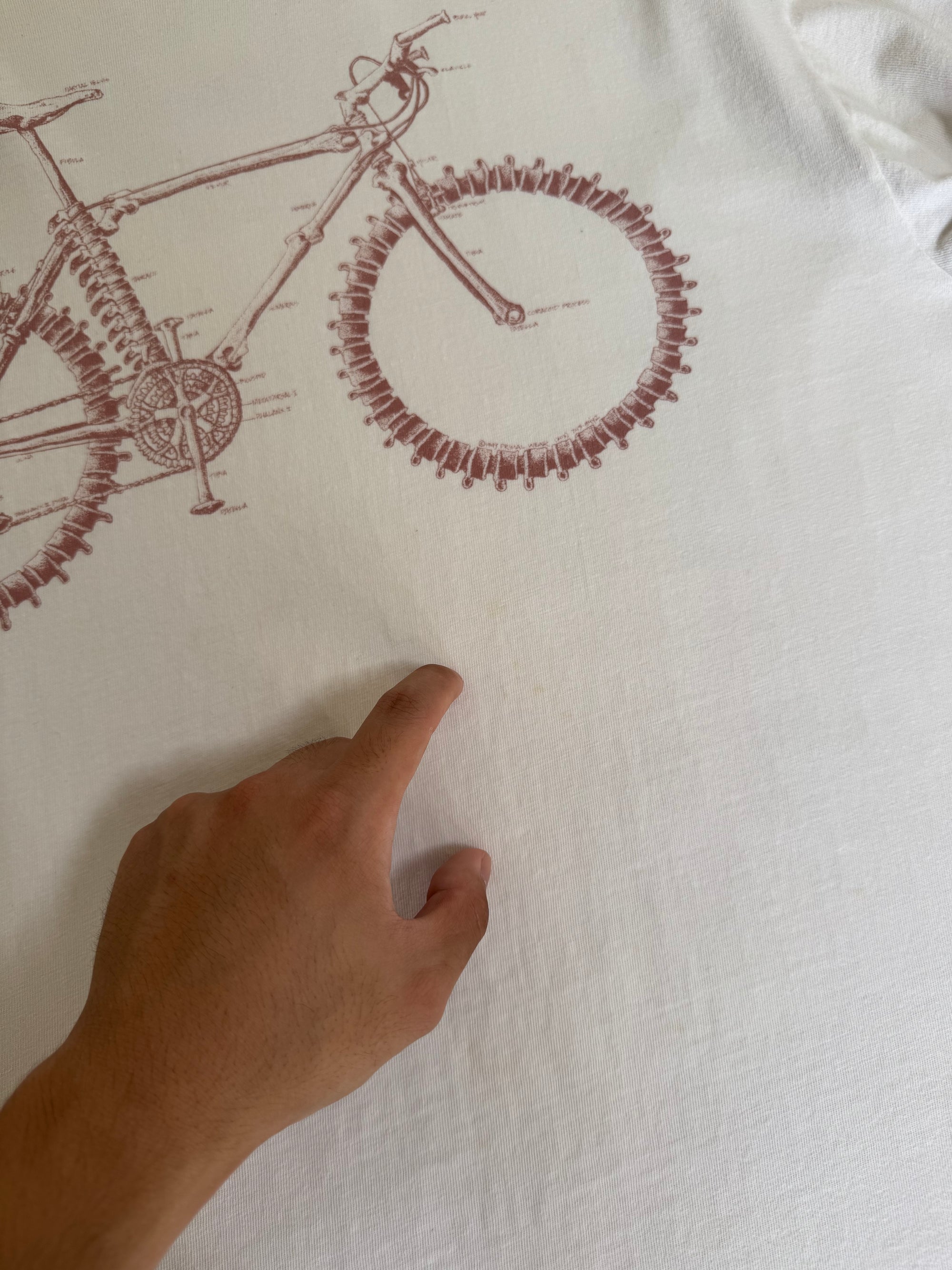 1993 Primal Wear "Bike Anatomy" Tee (L)