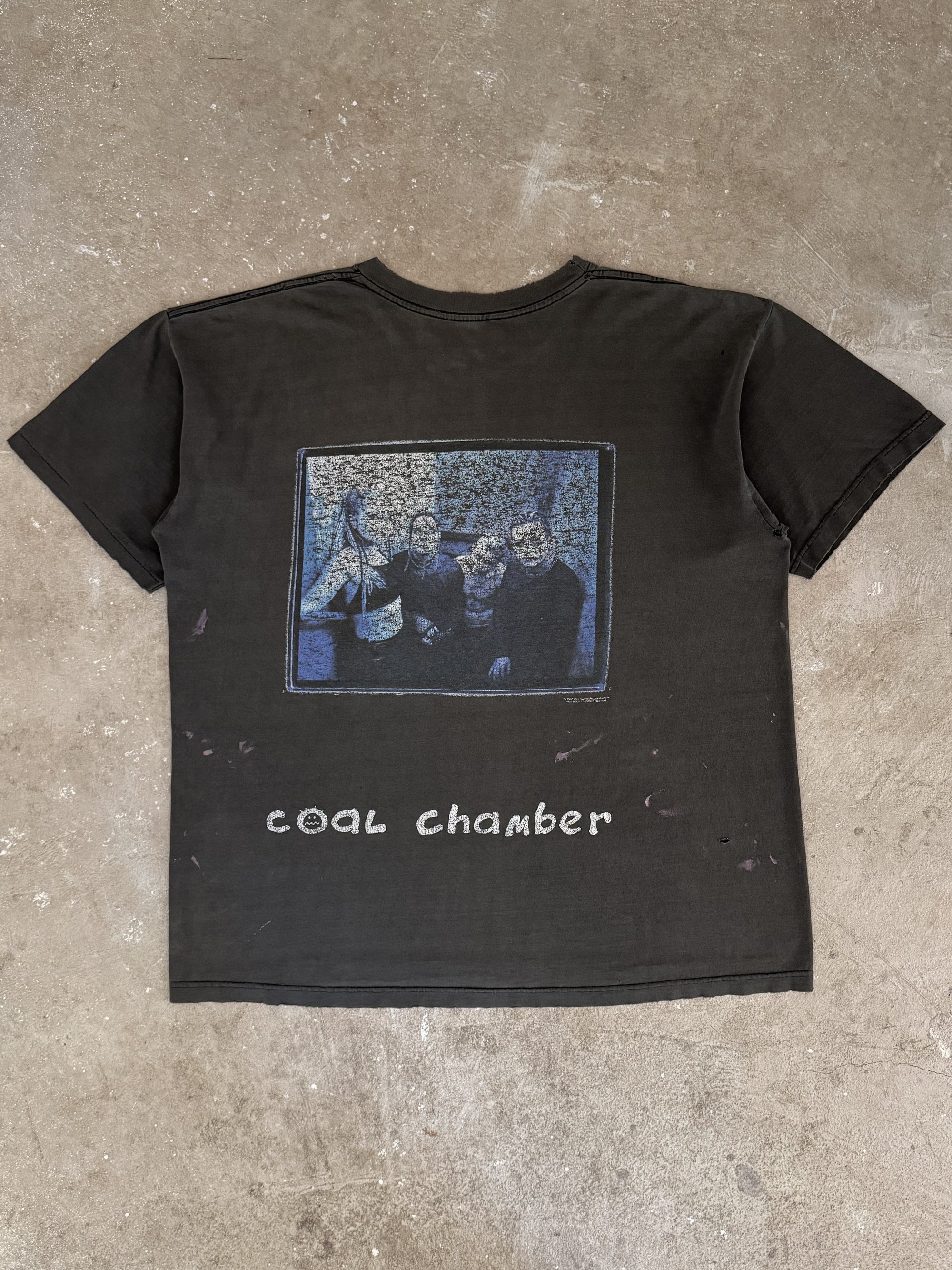 1997 Coal Chamber "Self Titled" Faded Painted Tee (XL)