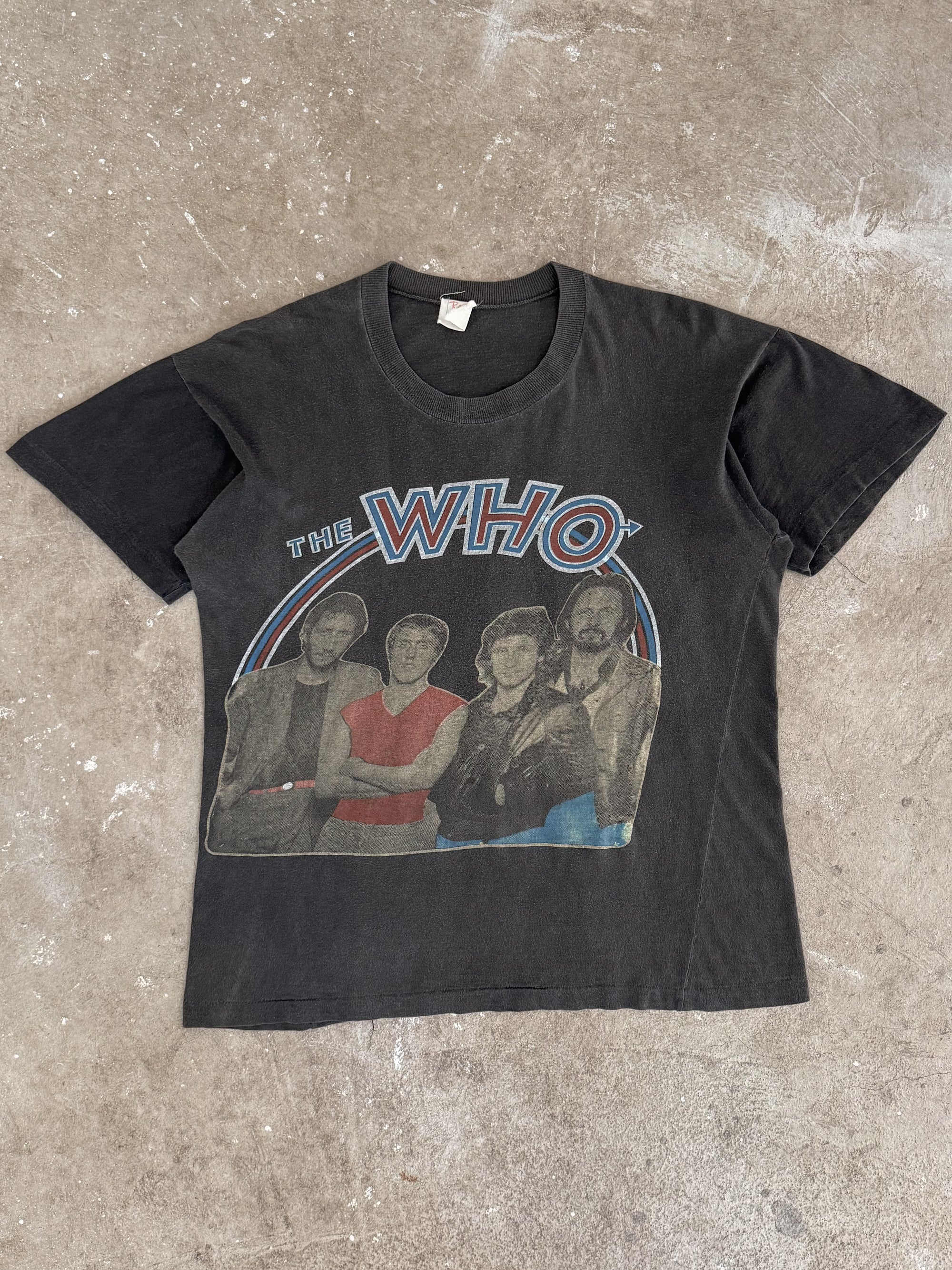1982 The Who "Farewell Tour" Faded Lot Tee (M)