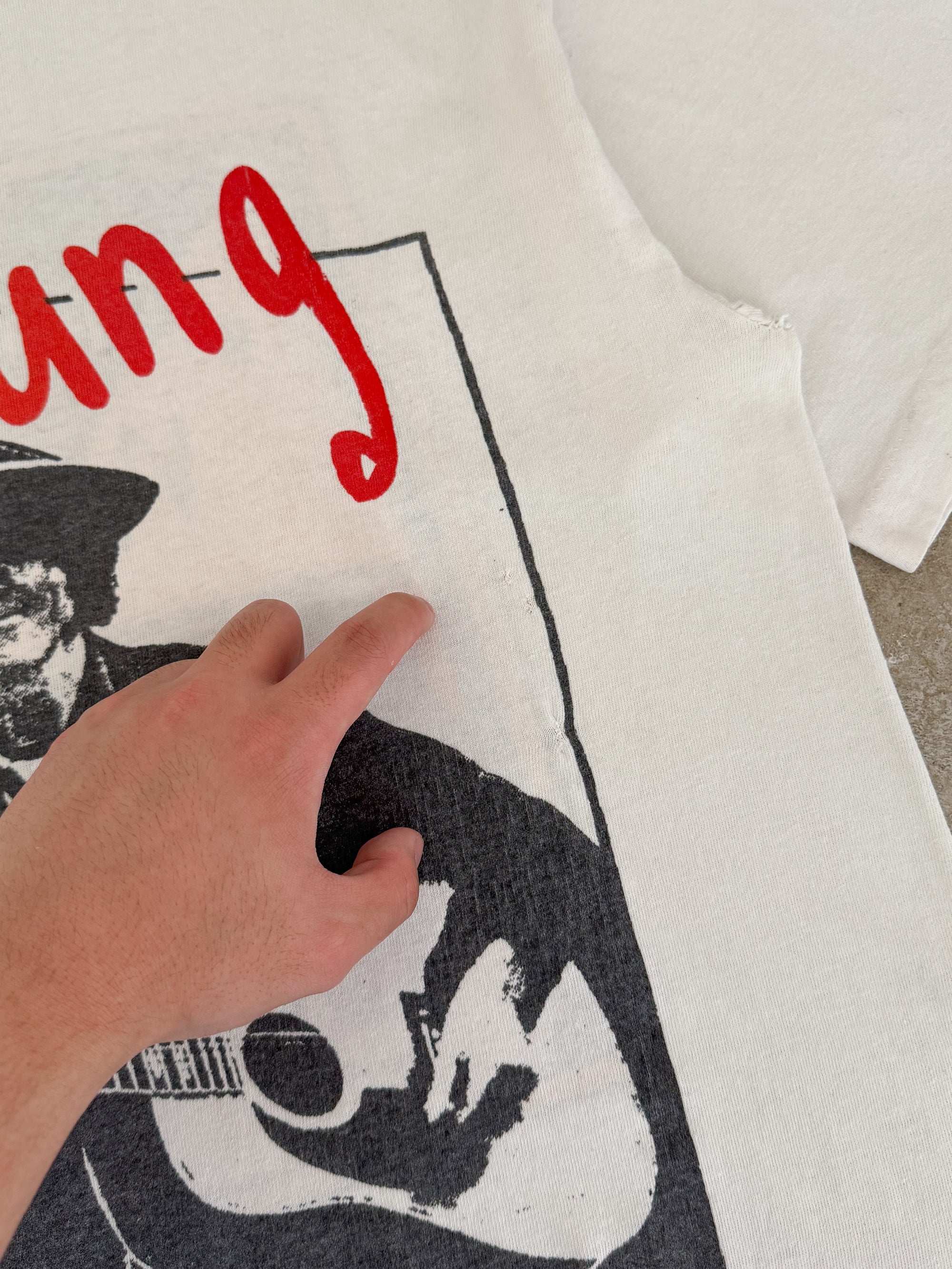 1990s Neil Young "A Solo Acoustic Evening" Lot Tee (XL)