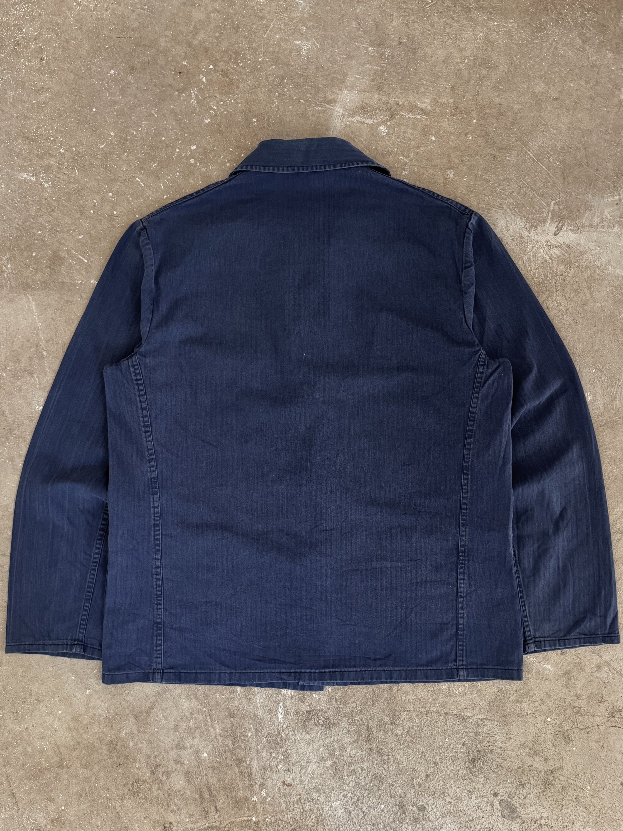1970s Blue HBT French Chore Jacket (L)