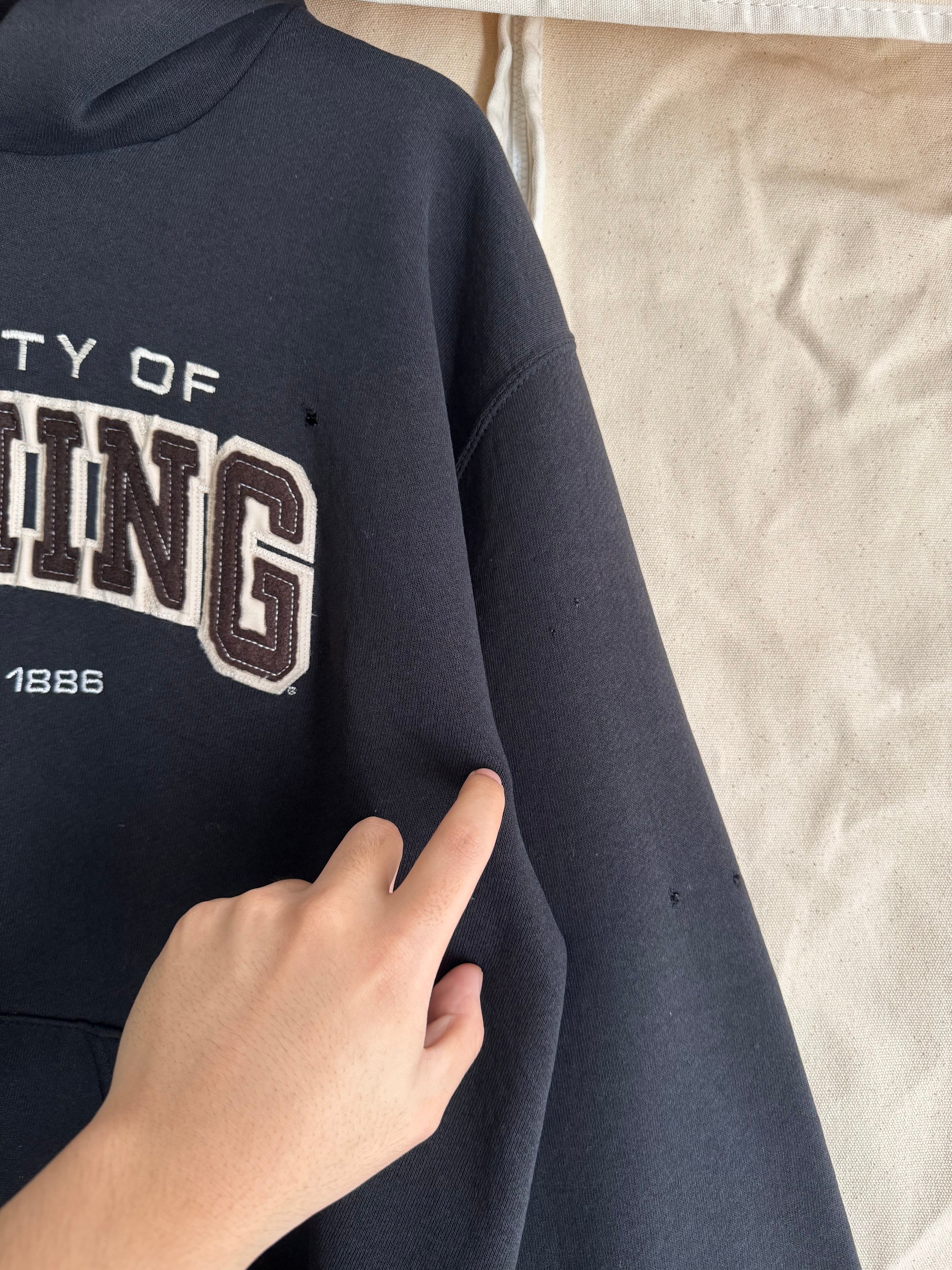 2000s Russell "University of Wyoming" Hoodie (M)