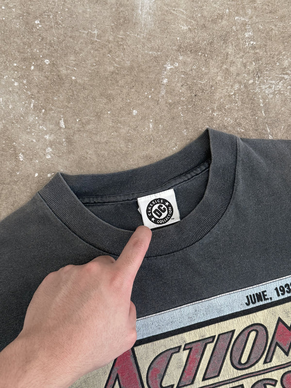 1990s "Action Comics" Faded Tee (M)