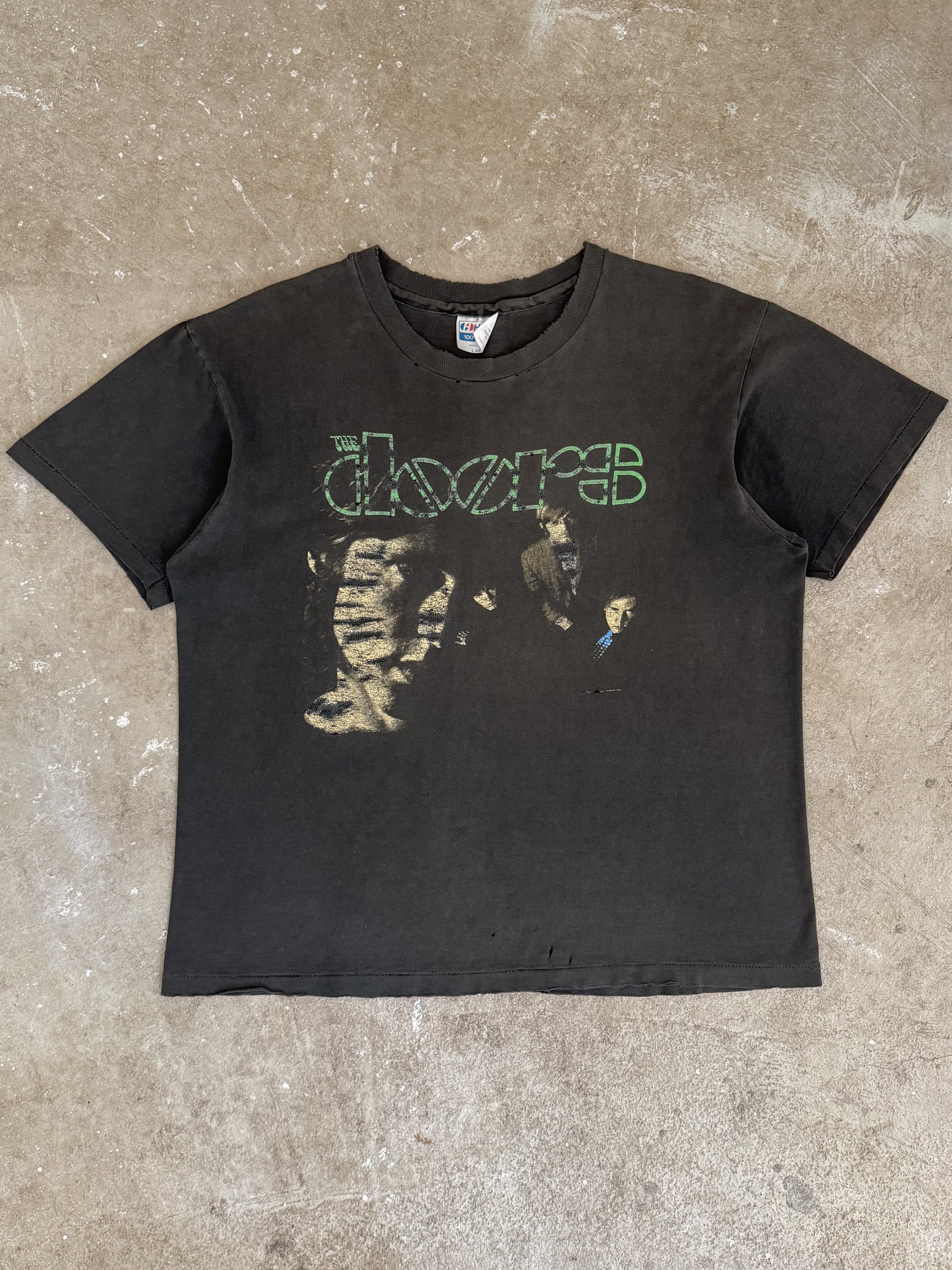 1982 The Doors "Self Titled" Repaired Tee (M)