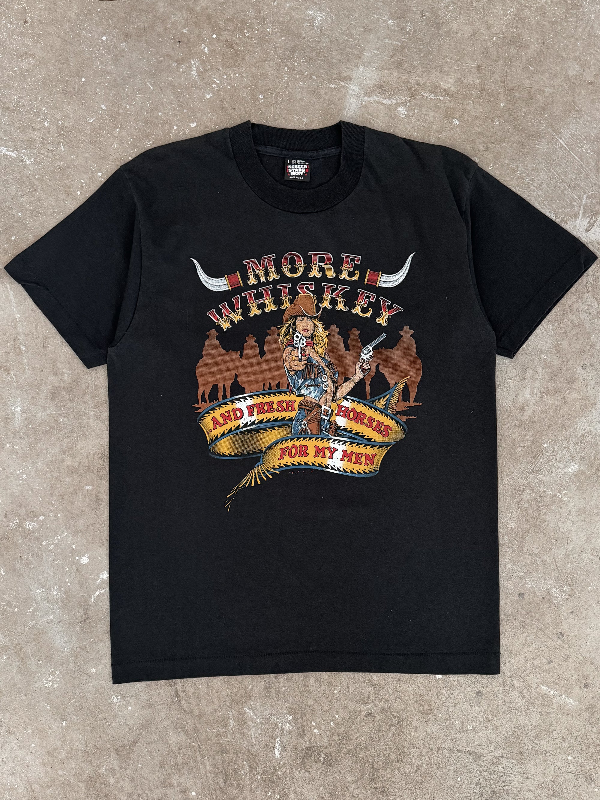 1980s/90s "More Whiskey" Tee (M)