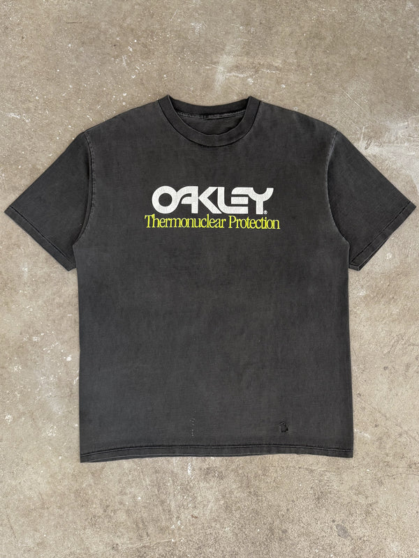 1990s Oakley "Thermonuclear Protection" Faded Tee (XL)