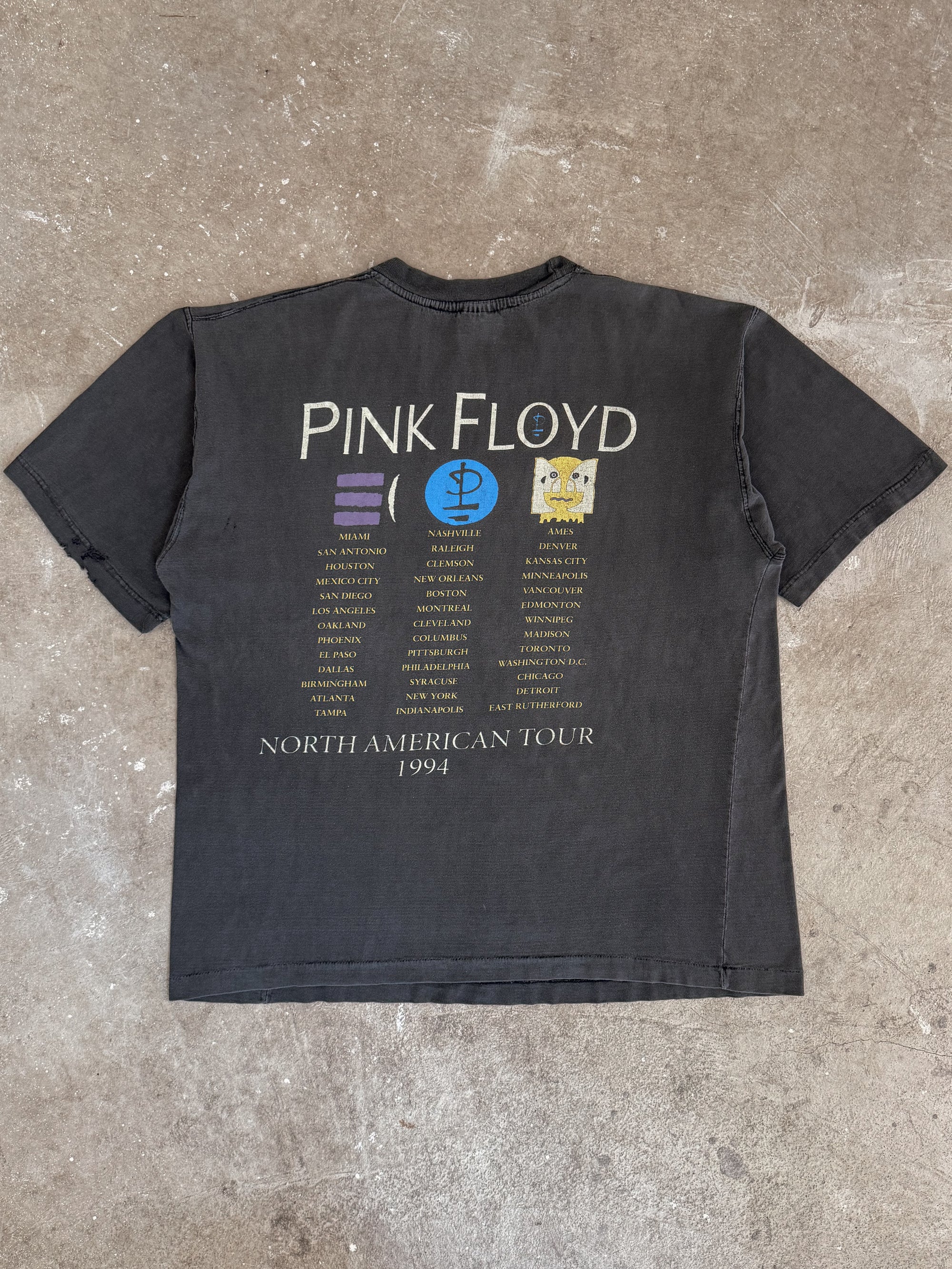 1994 Pink Floyd "Division Bell" Faded Canadian Tee (XL)