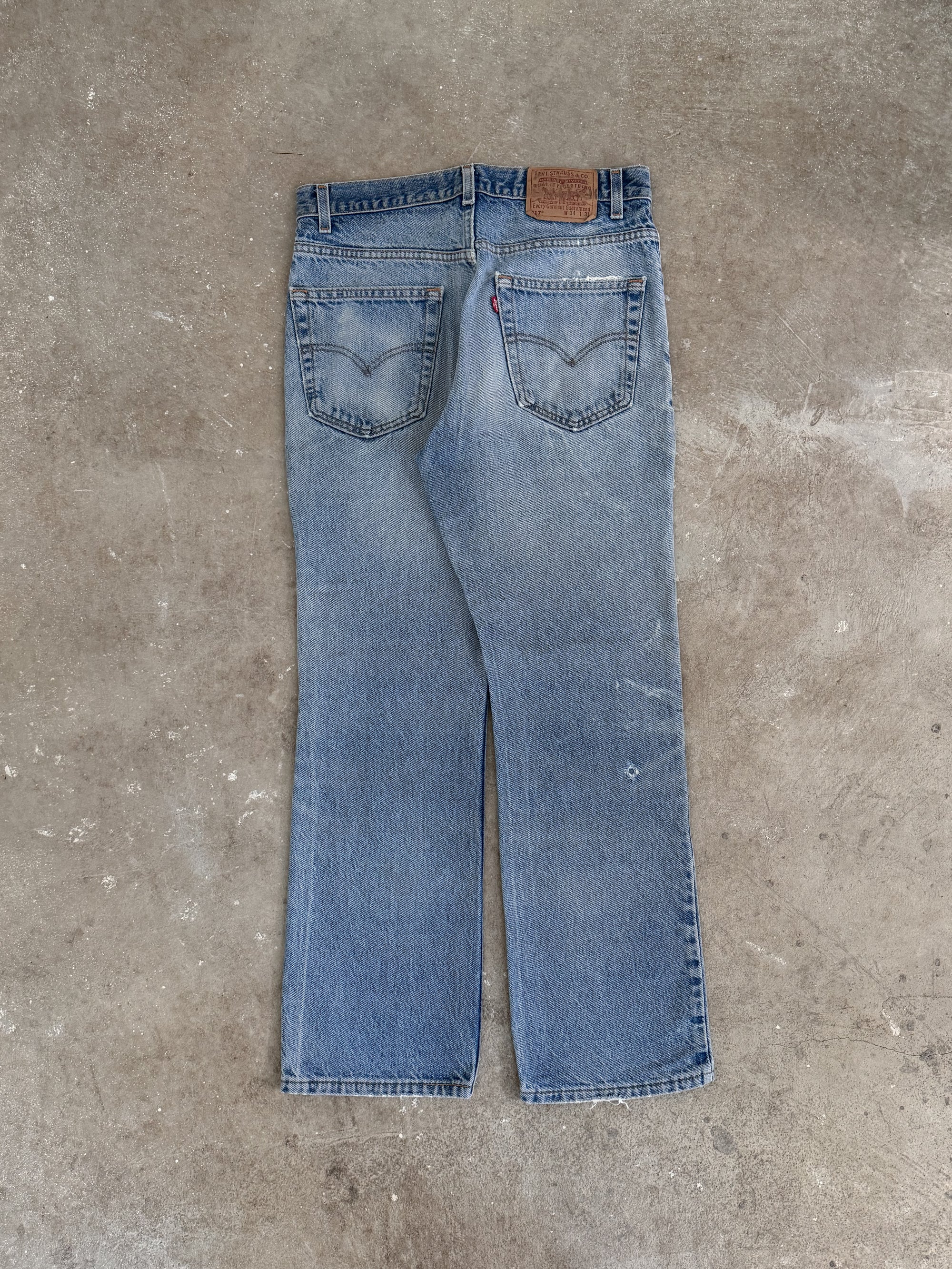 1990s Levis Faded Blue 517 (32X29)