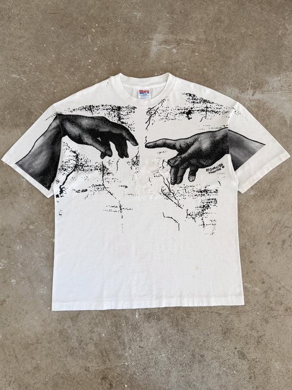 Mid 90s Michelangelo "The Creation of Adam" Tee (XL)