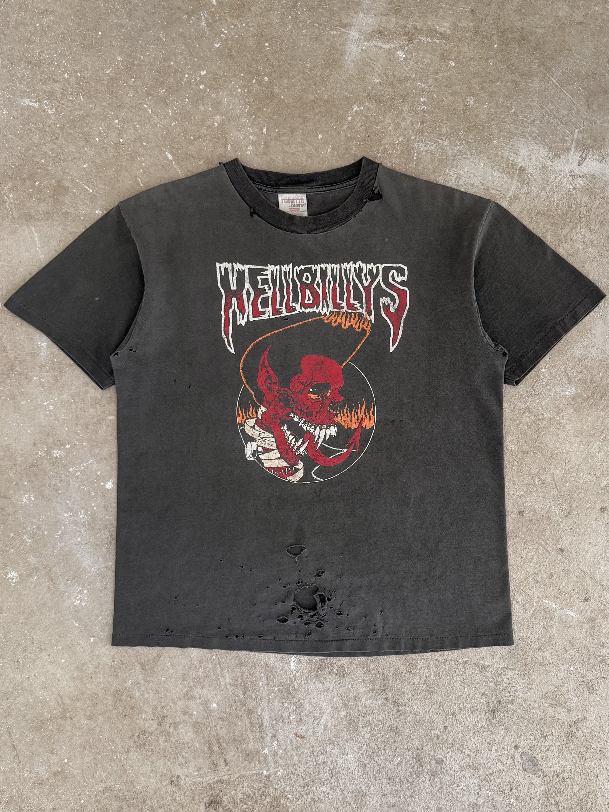 2000 Hellbillys "Blood Trilogy" Pushead Faded Tee (L)