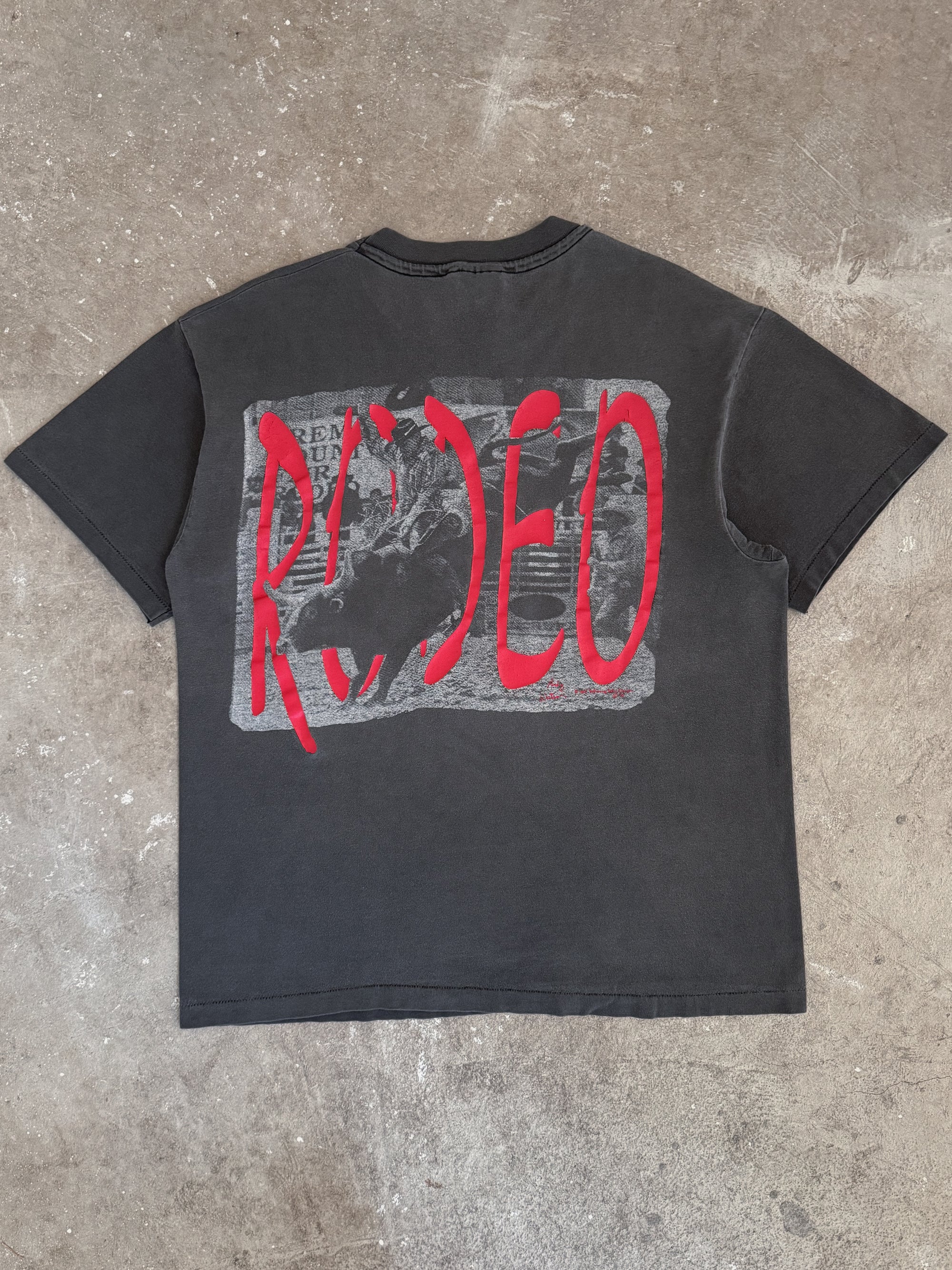 Mid 90s "Rodeo" Faded Tee (L)
