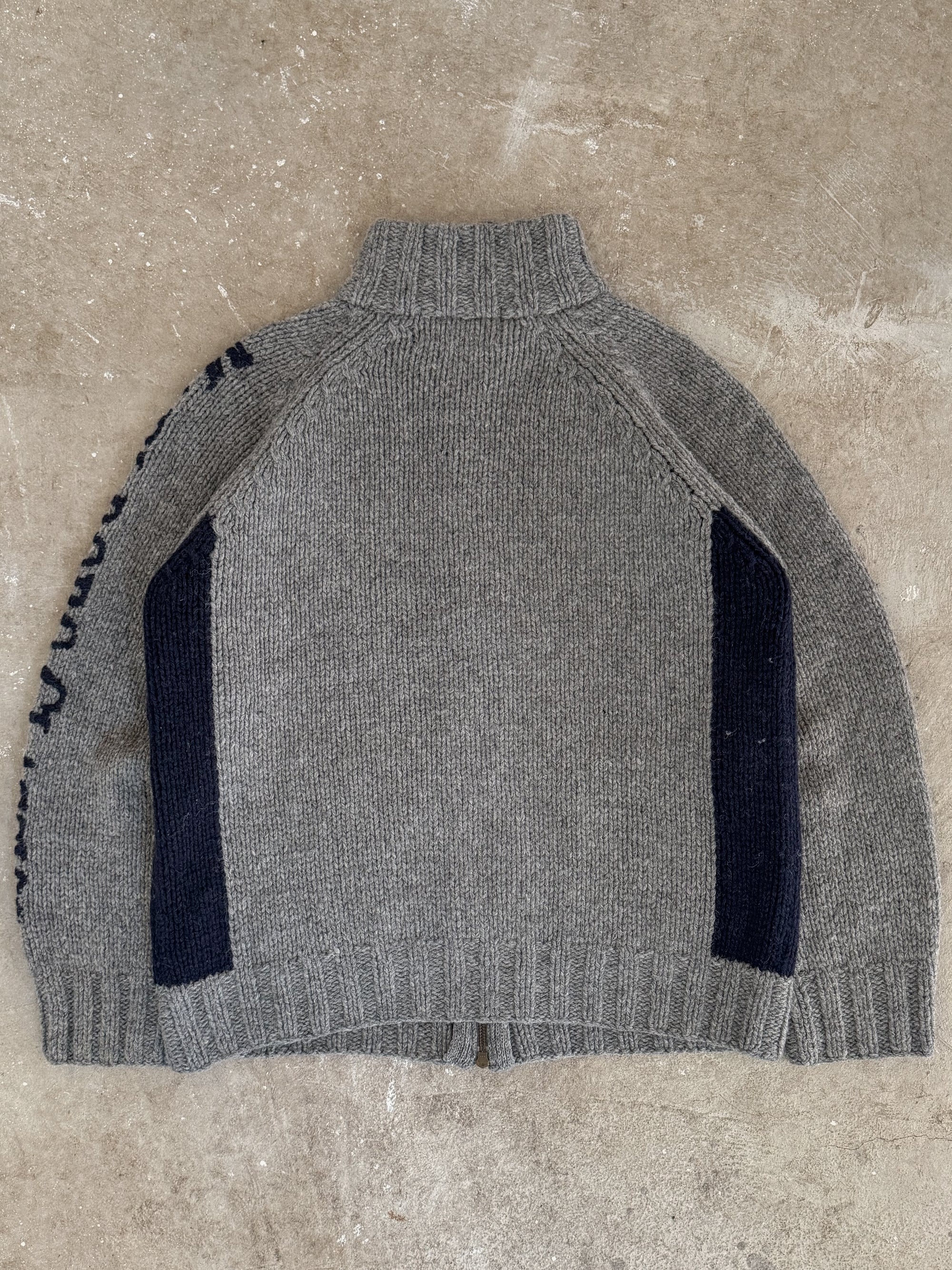 1990s Marlboro Classics Dual Zip Cardigan (L)
