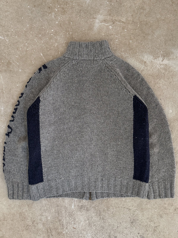 1990s Marlboro Classics Dual Zip Cardigan (L)