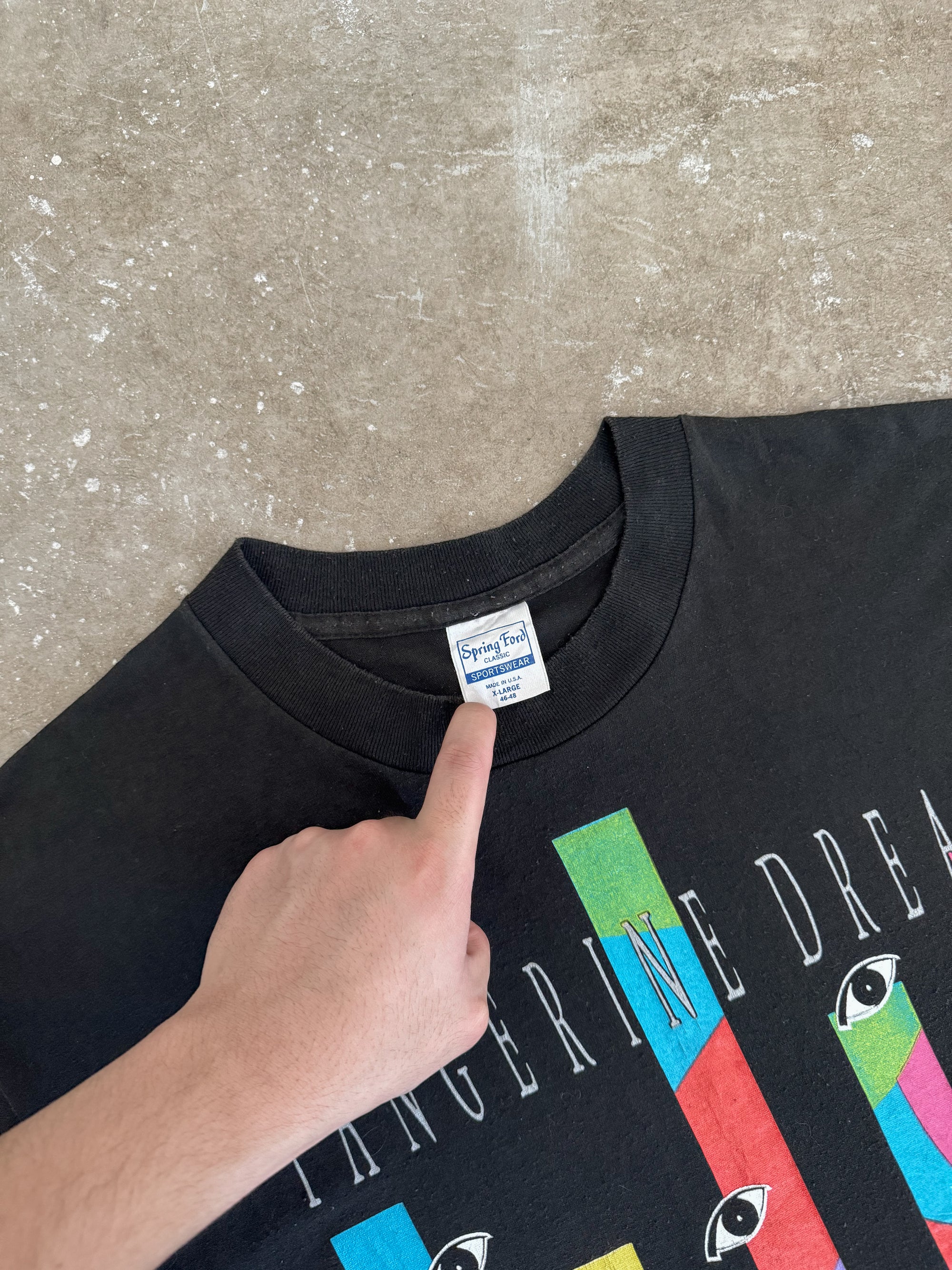 1988 Tangerine Dream "Optical Race" Tee (L)