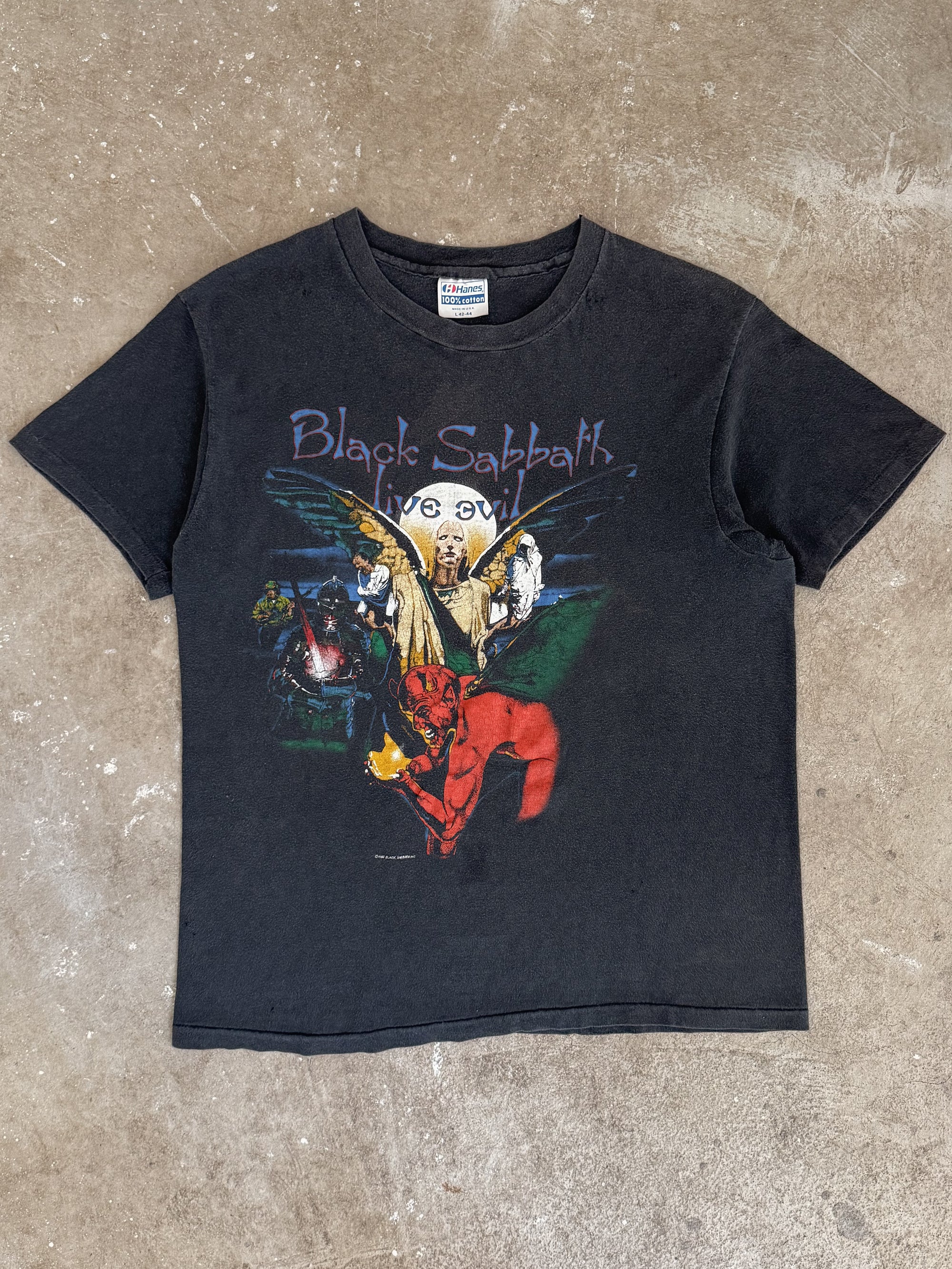 1983 Black Sabbath "Live Evil" Tee (M)