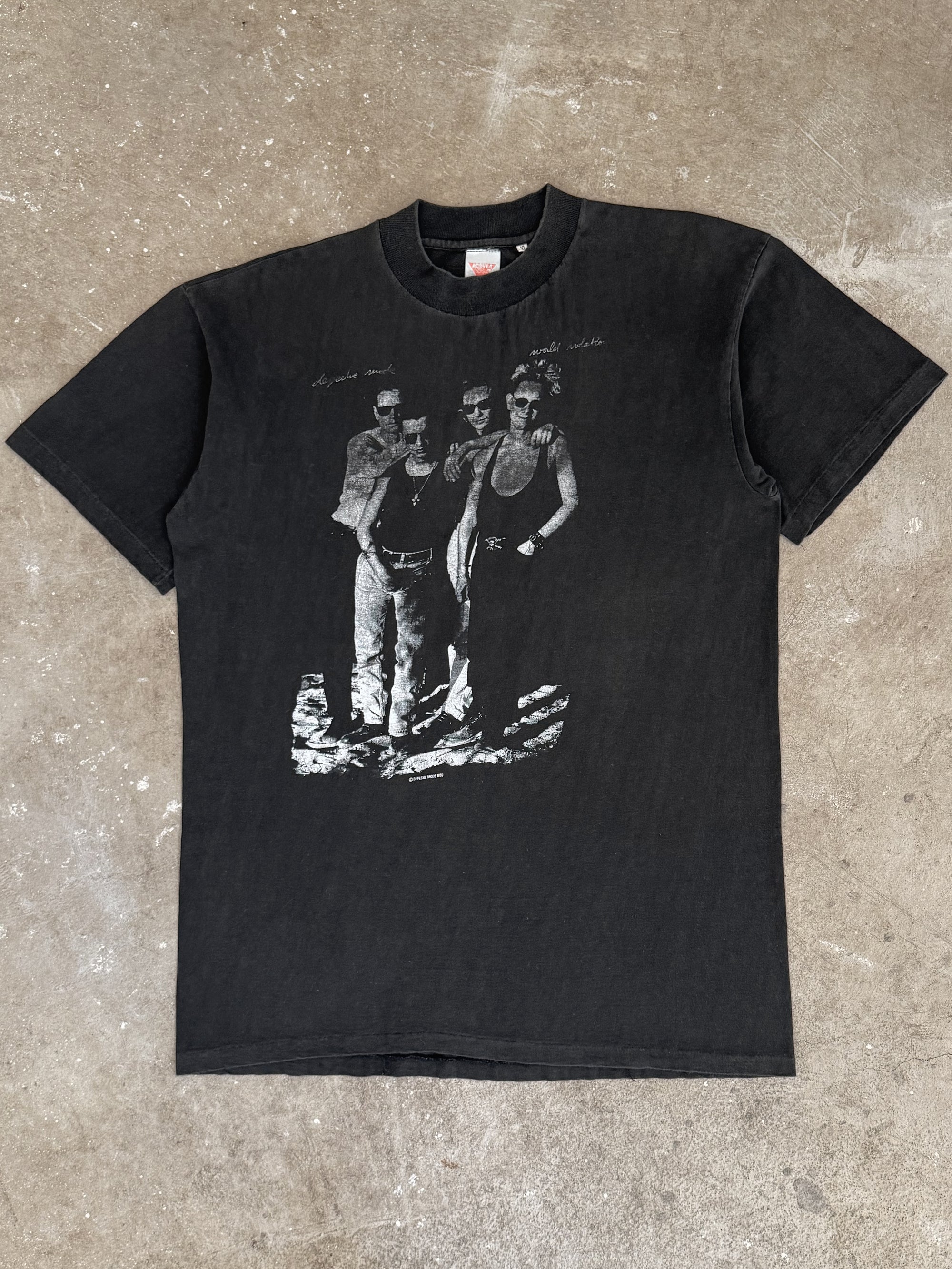 1990 Depeche Mode "World Violation" Tour Tee (L)