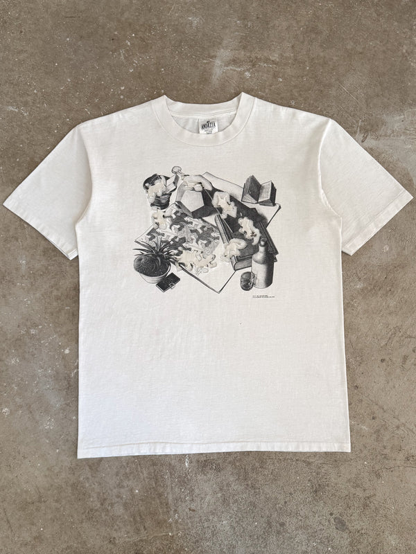 1991 MC Escher "Reptiles" Thrashed Tee (L)