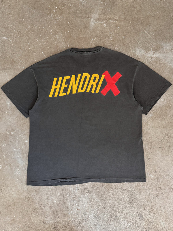 1991 Jimi Hendrix "Burning Guitar" Faded Tee (L)