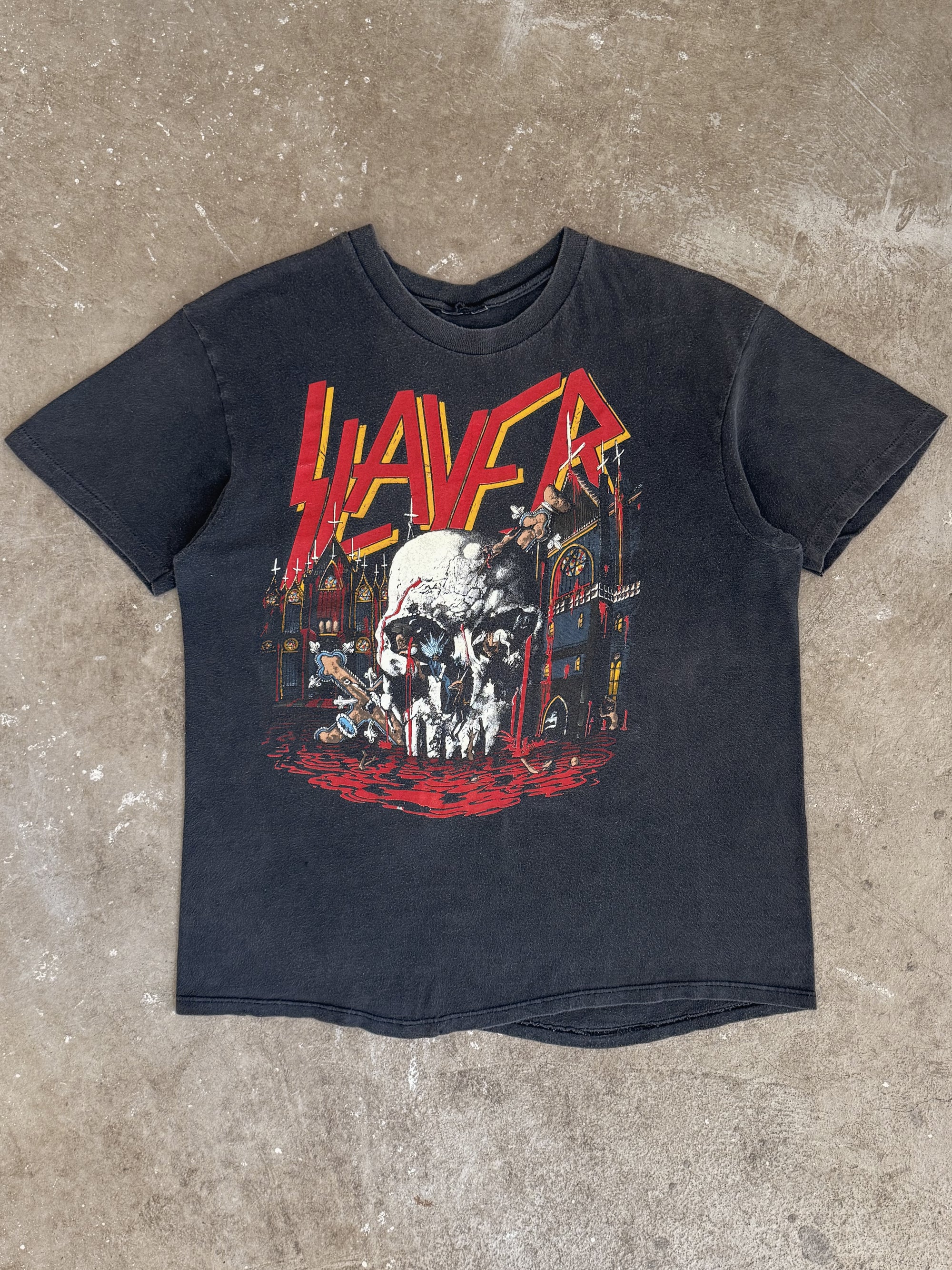 1988 Slayer "World Sacrifice Tour" Tee (M)
